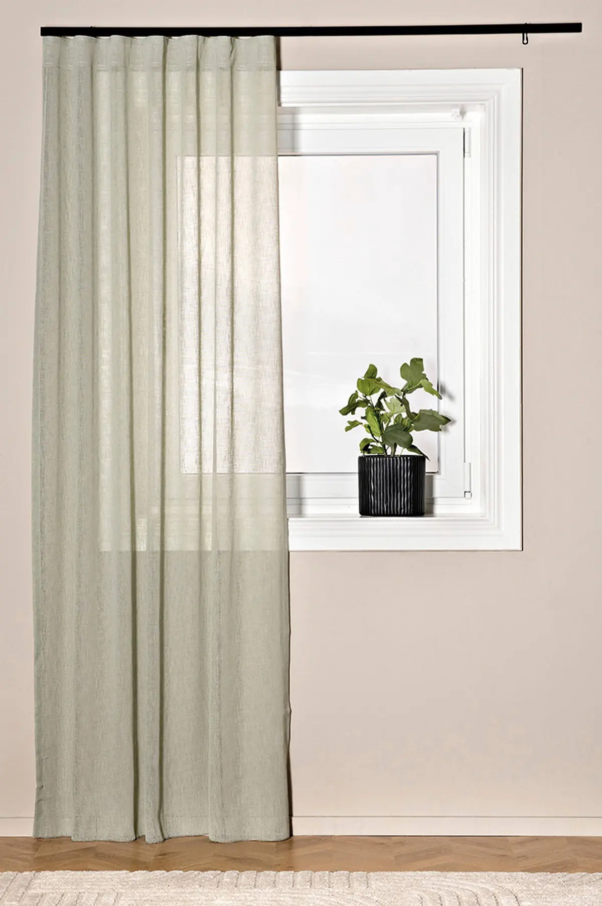 Gardin Malva Lysegrønn