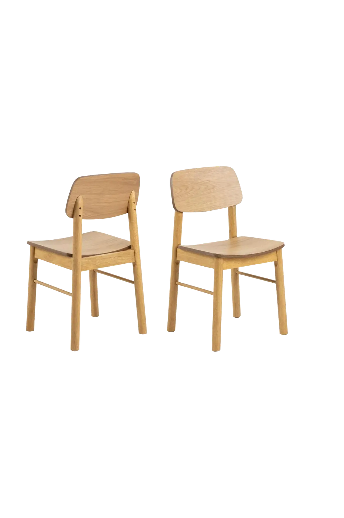Barlow spisestol 2-pakning natur (40886-20)