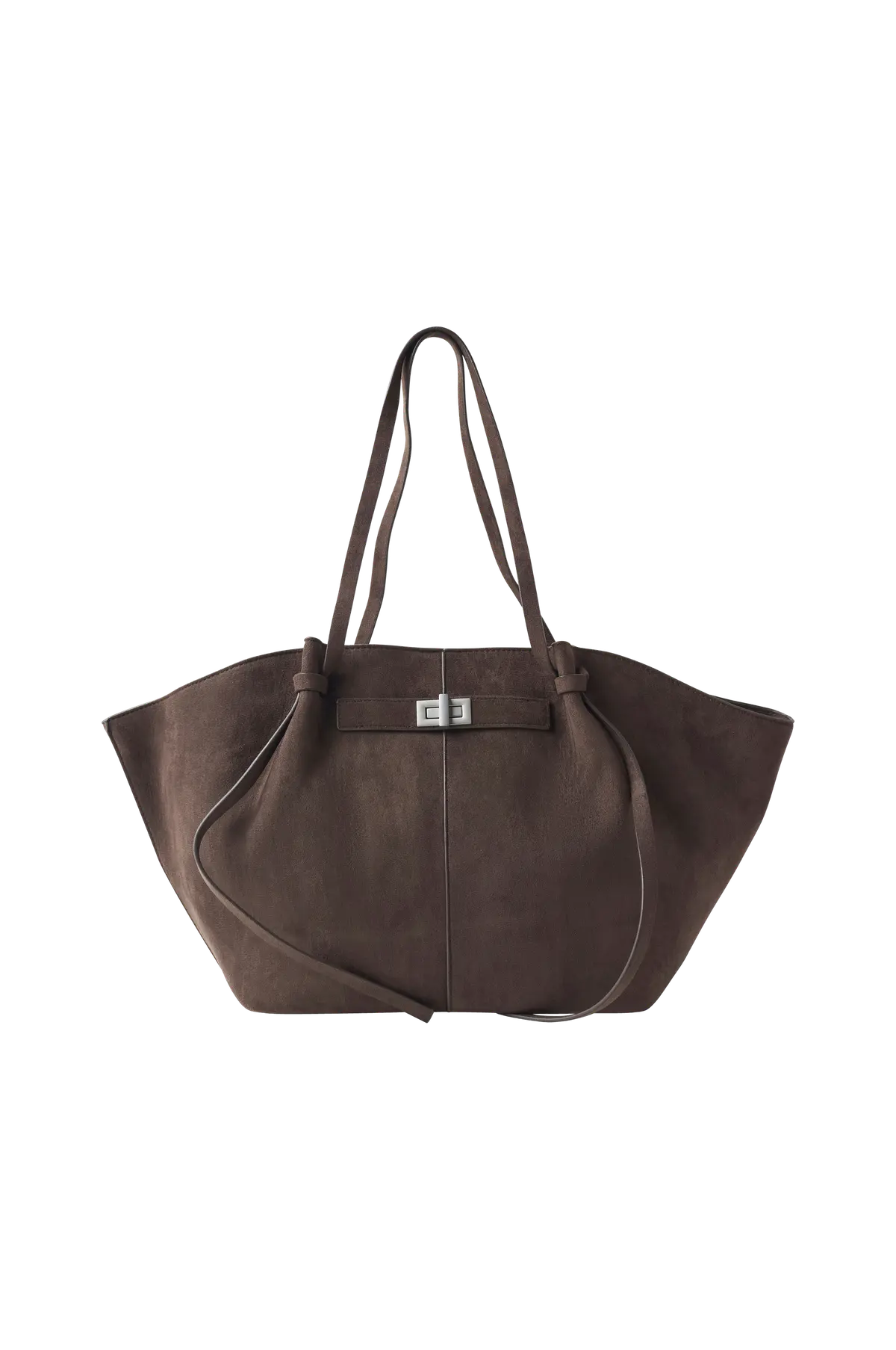 Vesken Long Strap pu Bag Brun