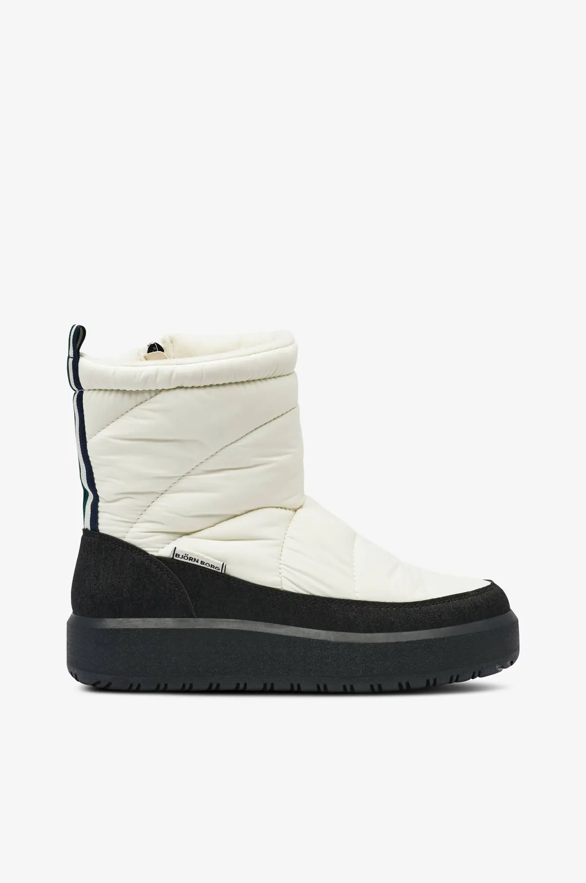 Vinterstøveler Alpine Off White - Black