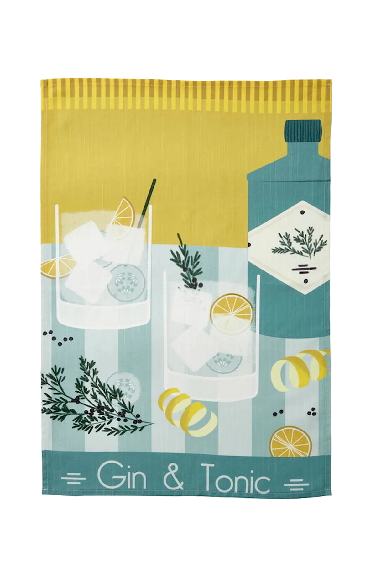 Kjøkkenhåndkle Gin & Tonic 50x75 cm