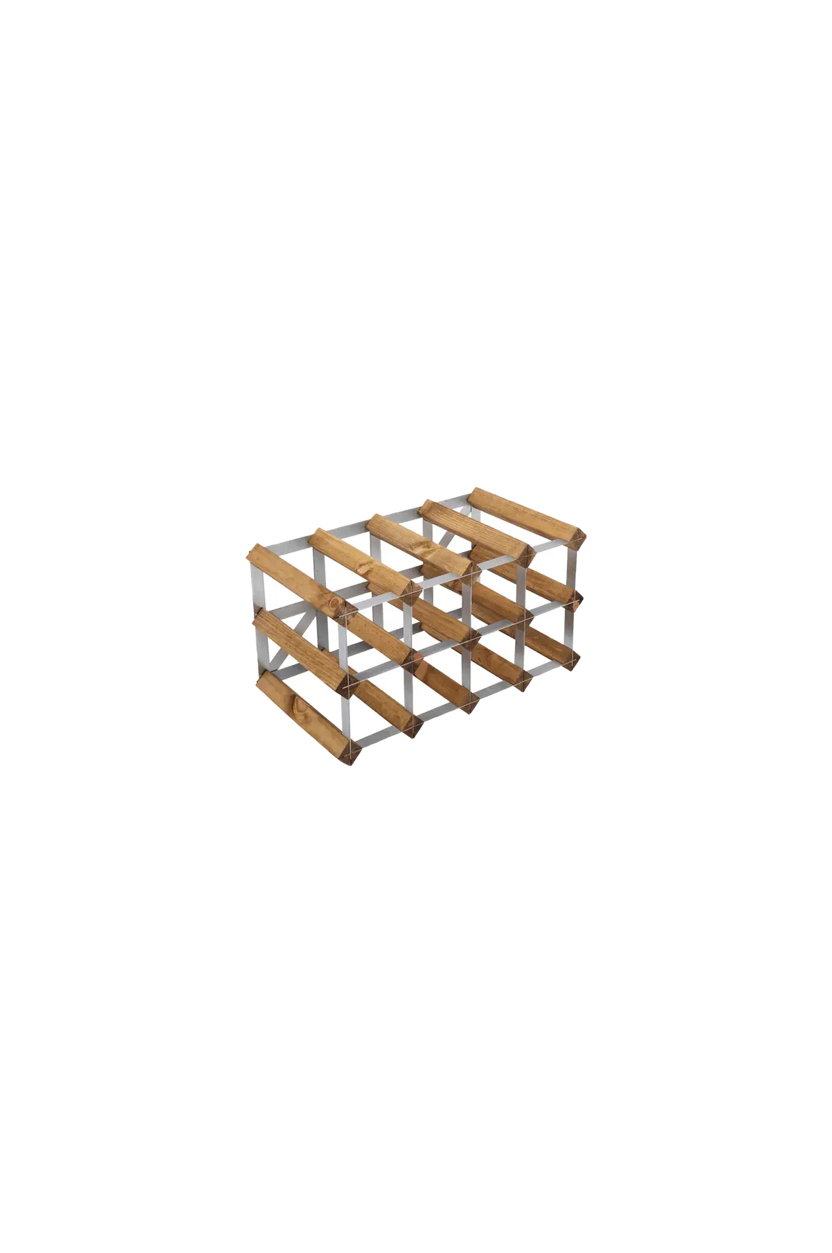 Vinreol 12 flasker The Swedish Wine Rack Factory Brun