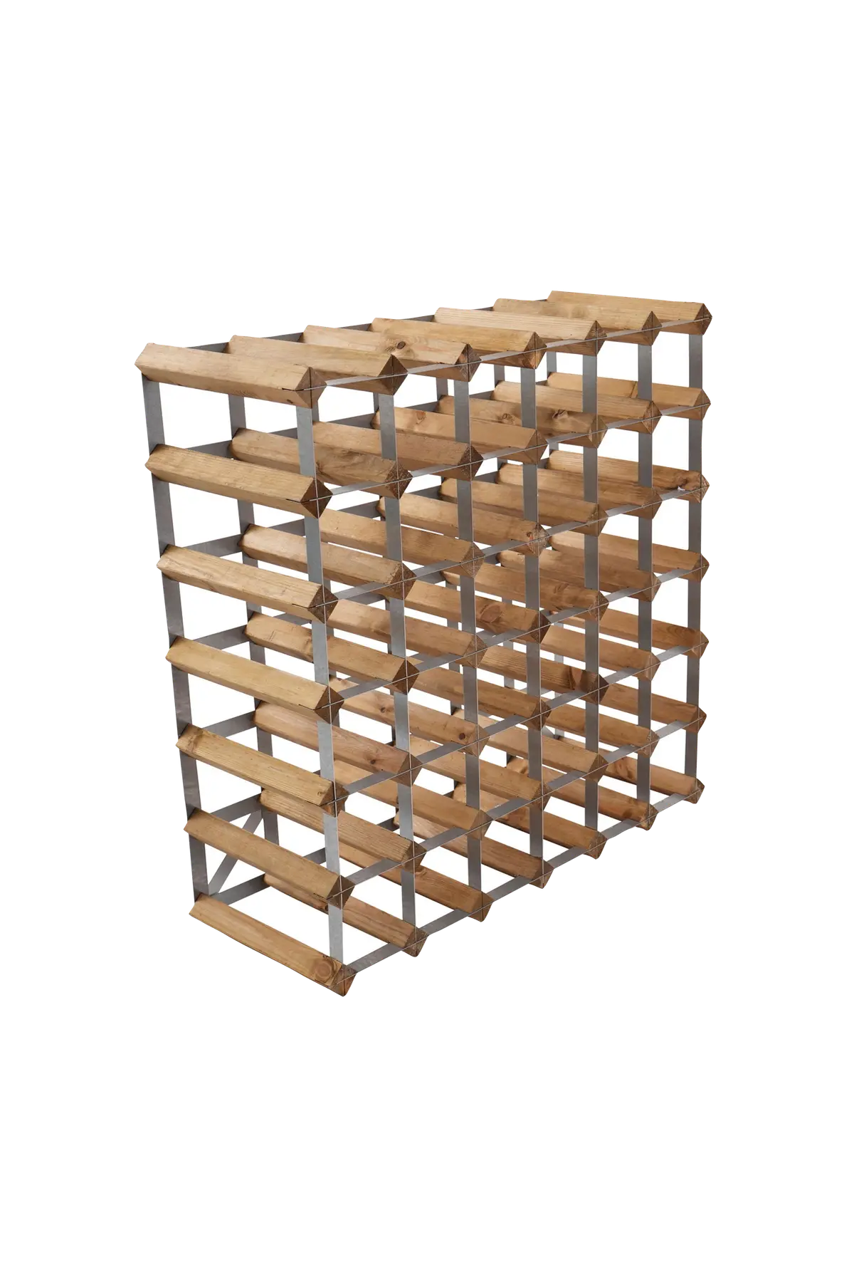 Vinreol 42 flasker The Swedish Wine Rack Factory Brun
