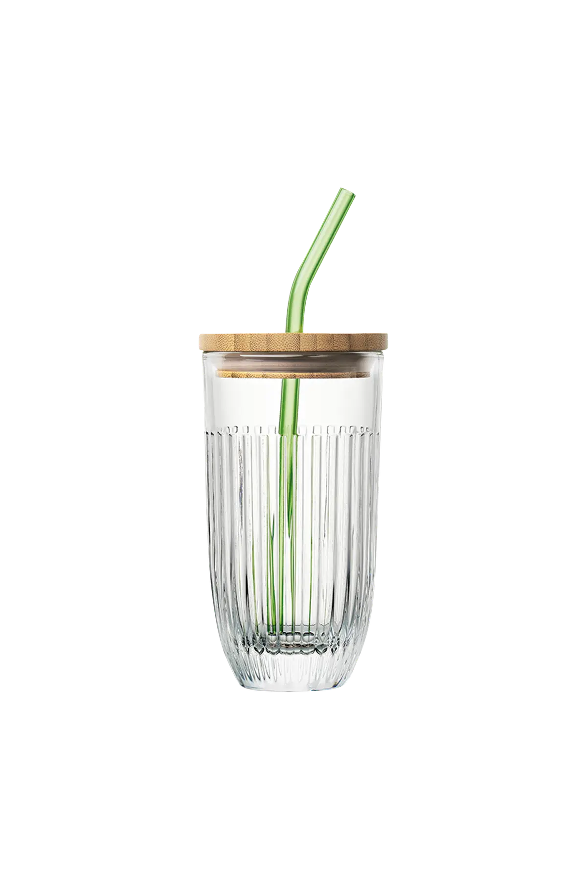 Smoothieglass med lokk og sugerør Ouessant 1 stk La Rochere