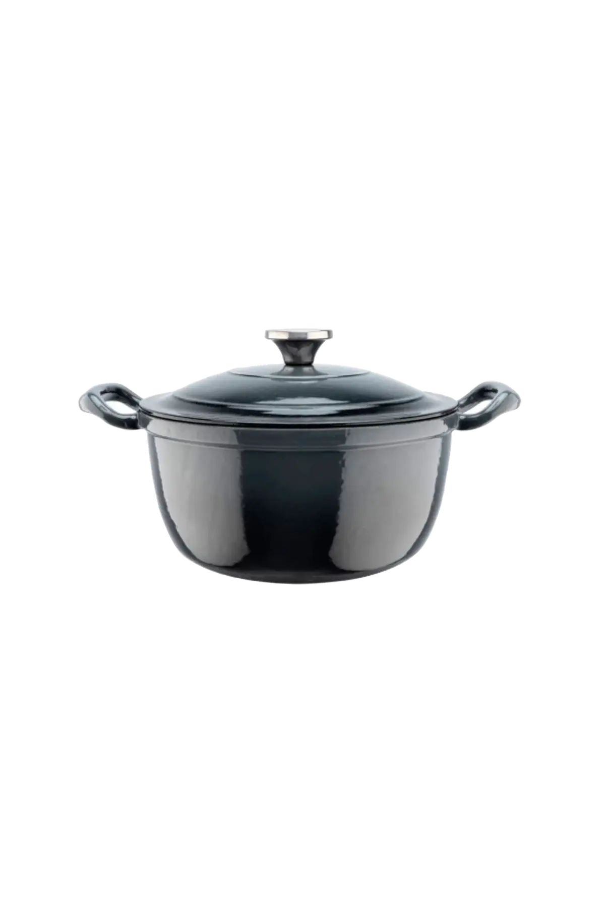 Støpejernsgryte 24 cm, 4 liter Heirol Sølv