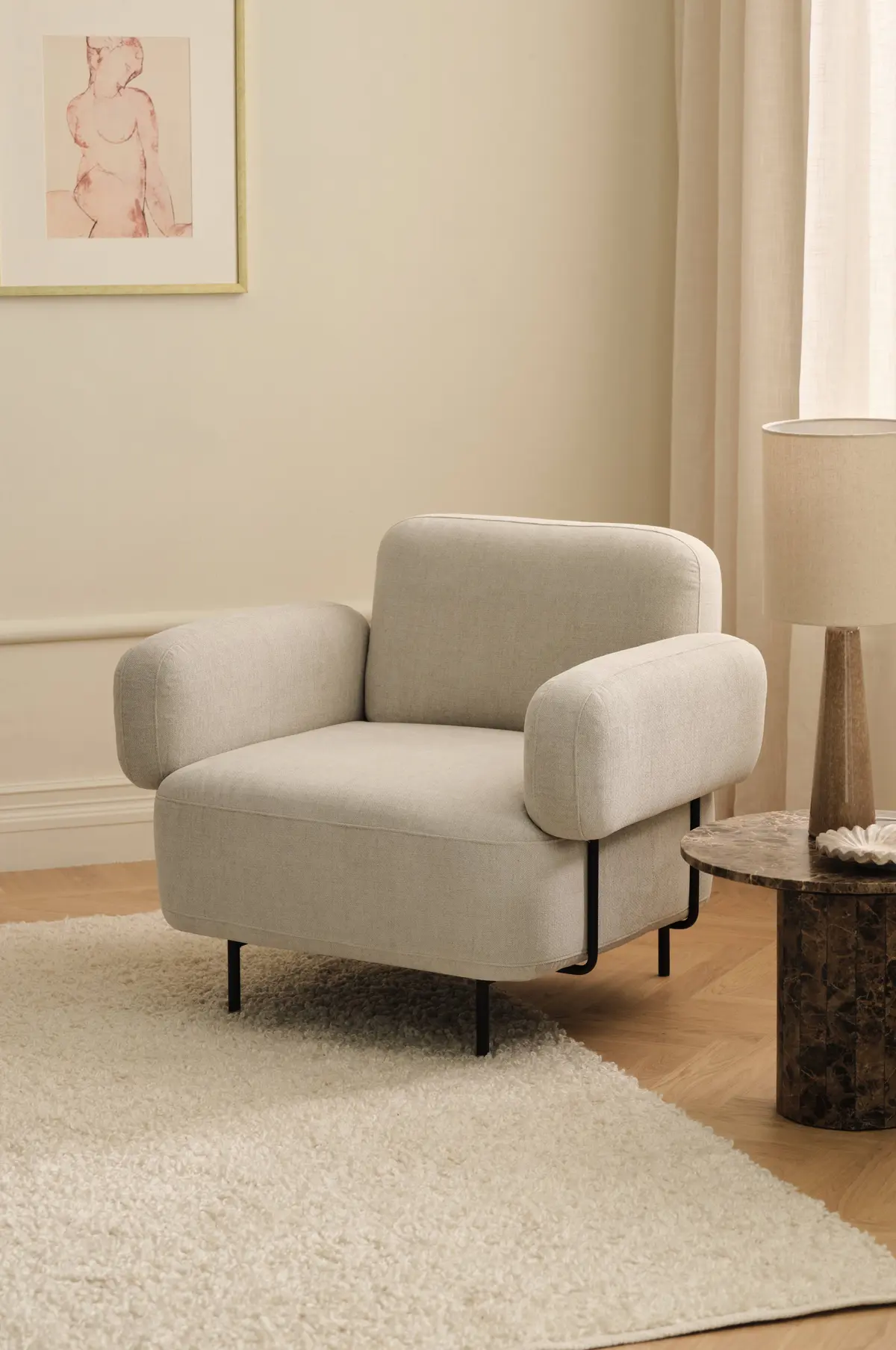 Lenestol Albany Beige