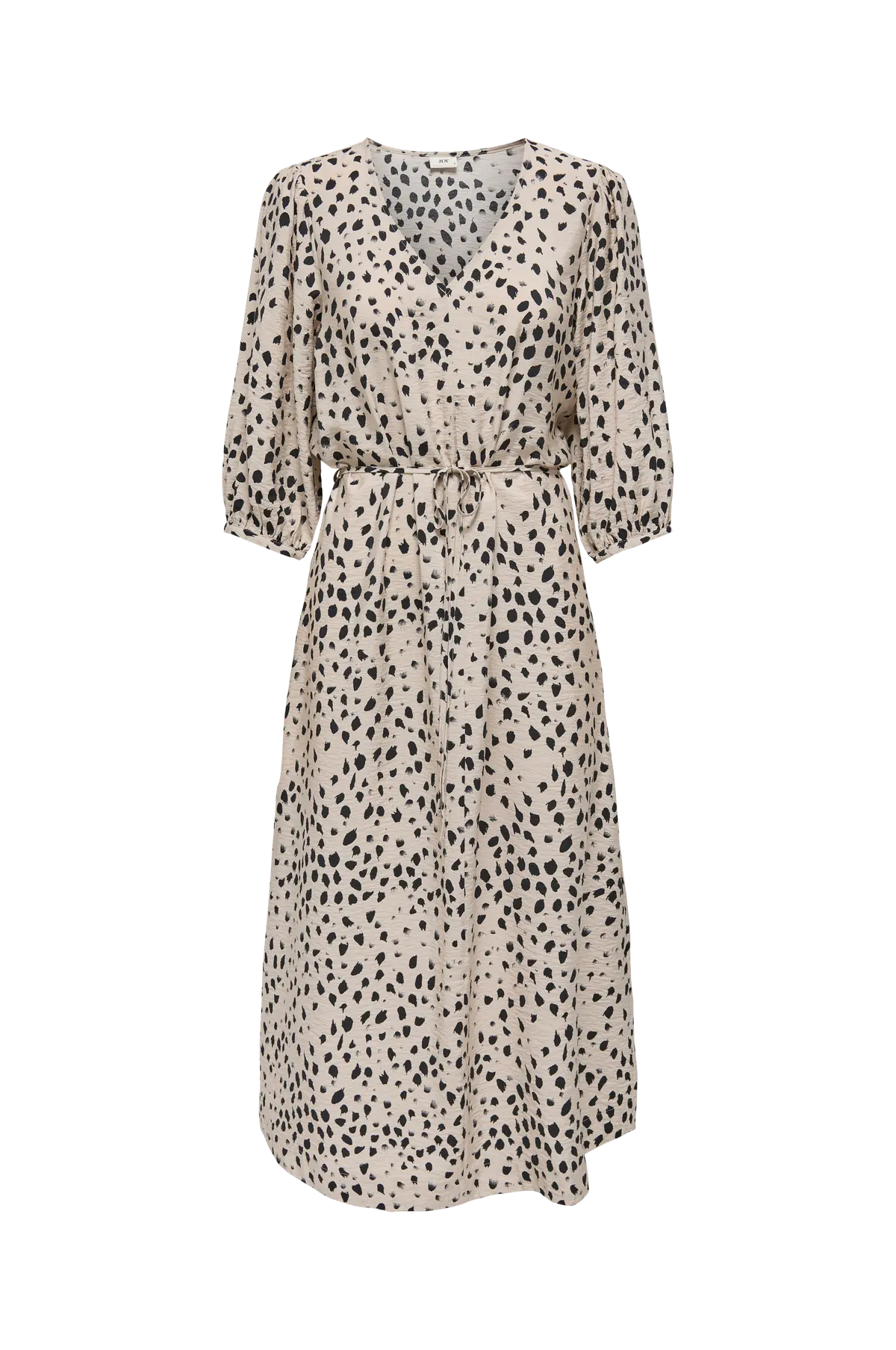 Kjole jdyTroya Life 3/4 Midi Dress Wvn DI Silver lining
