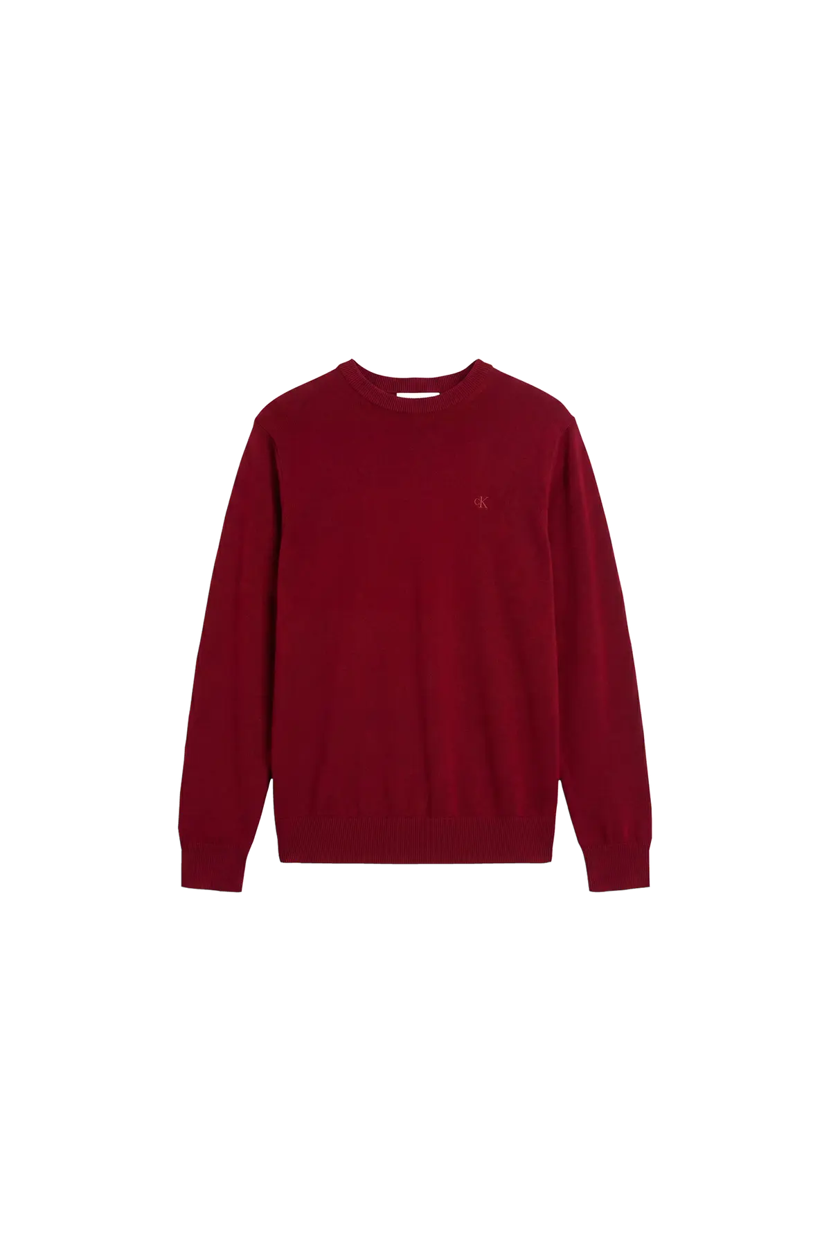 Pullover LS 100% Merino Crew 14gg Rhododendron