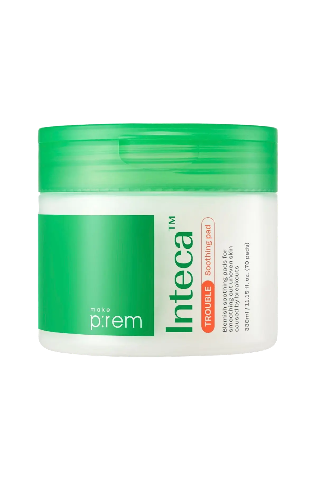 INTECA™ Trouble Soothing Pads 330Ml/70Pads