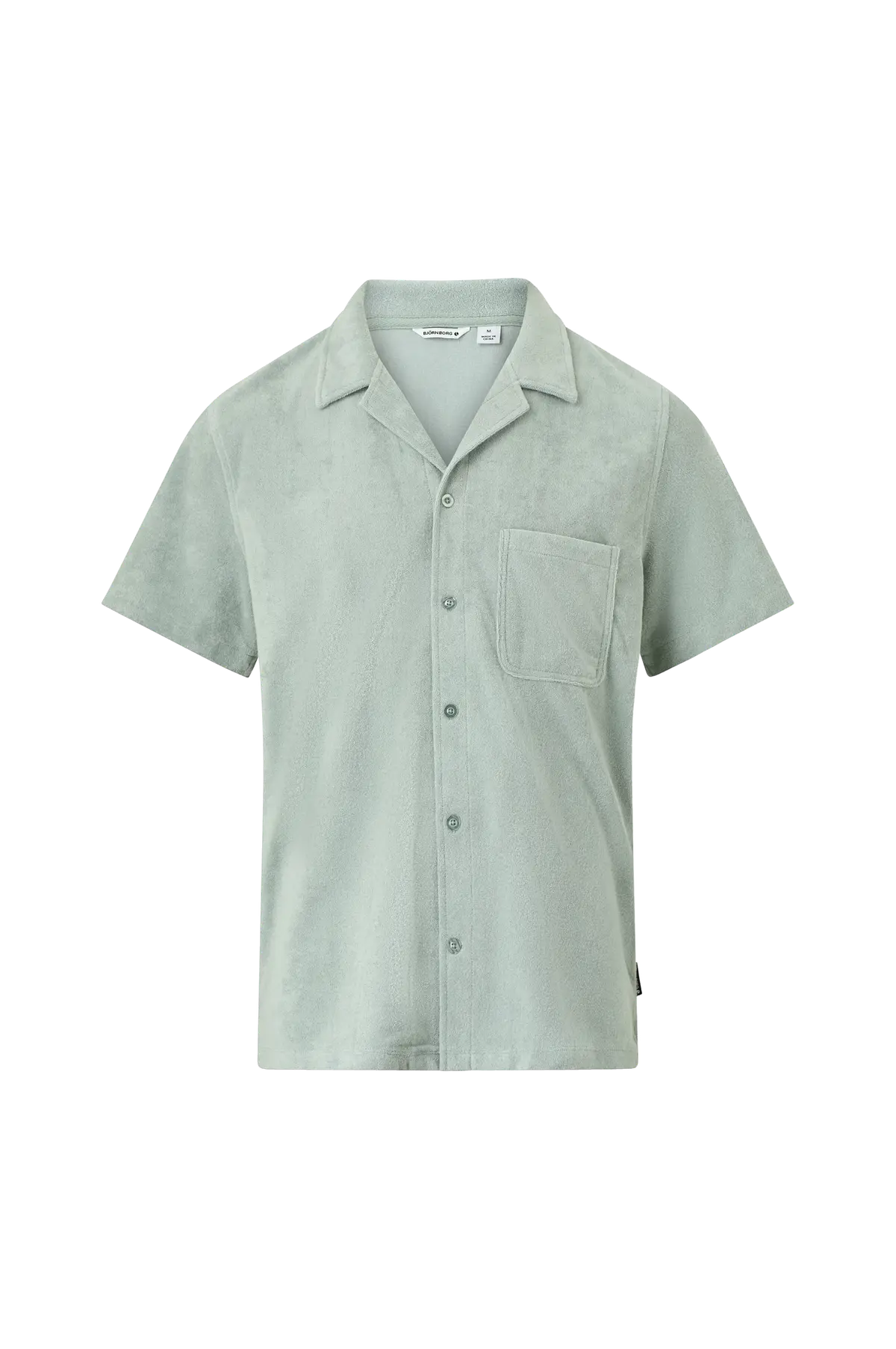 Frottéskjorte Borg Toweling Pool Shirt Slate gray