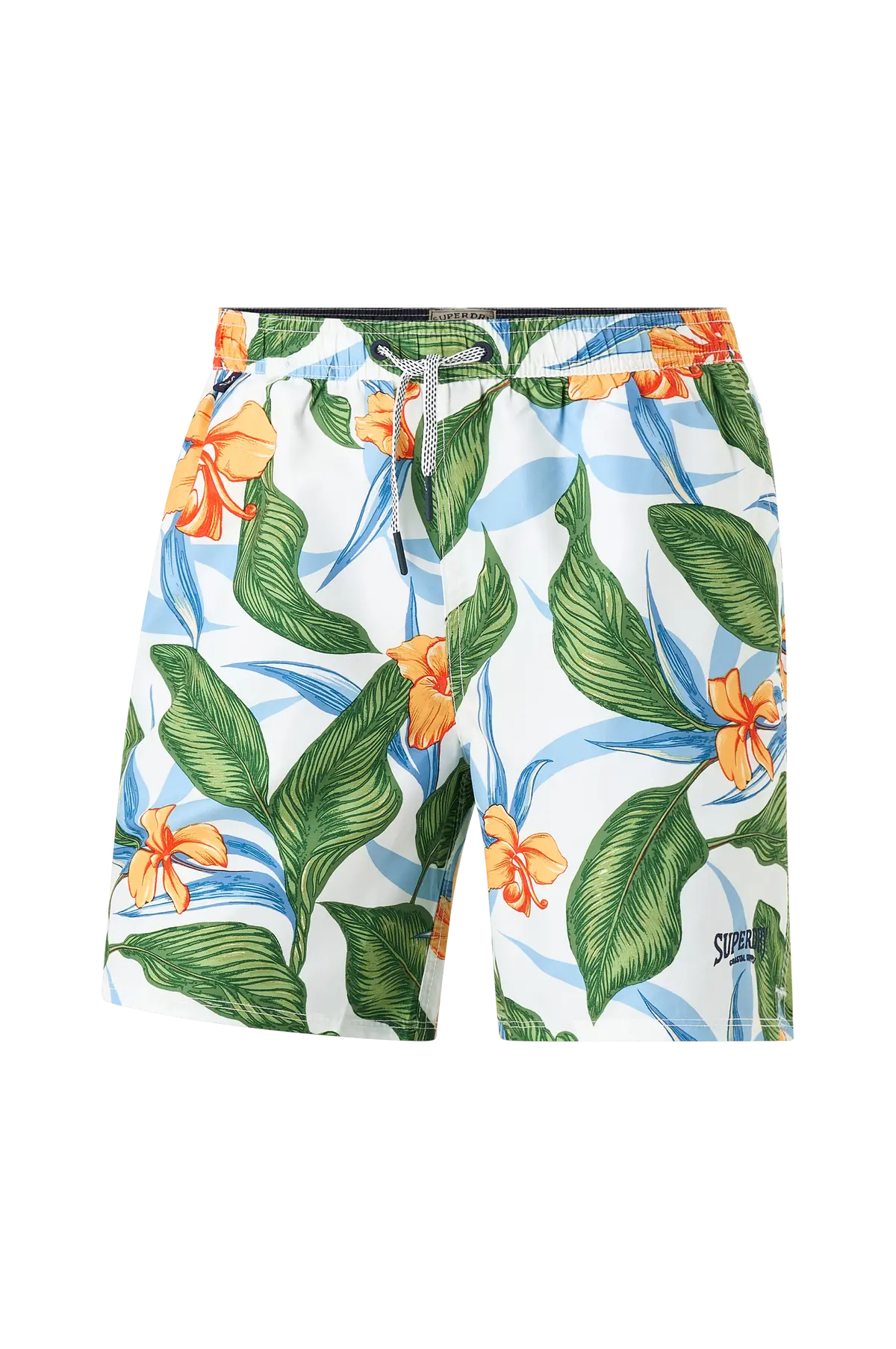 Badebukse Hawaiian Print 16 Swim Short Evergreen hawaiian optic