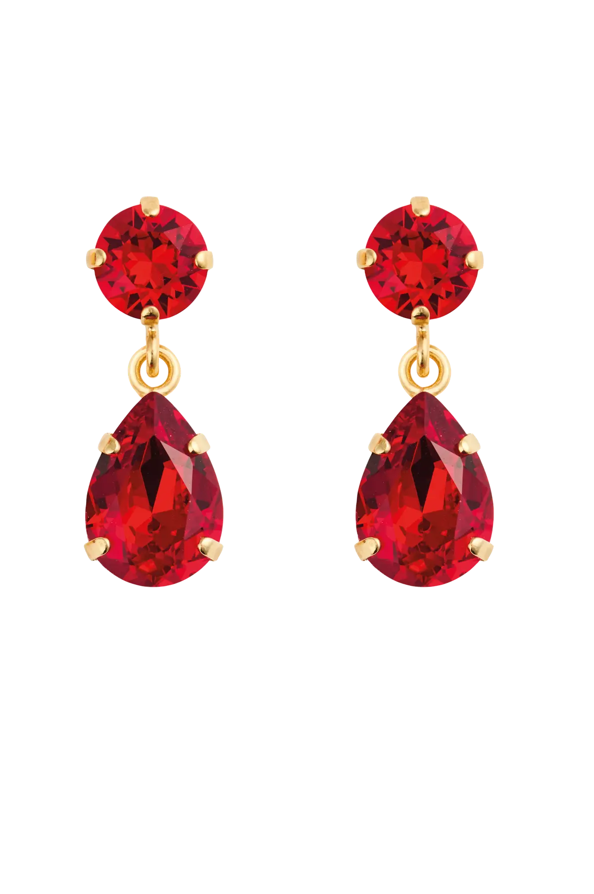 Øreringer Mini Drop Gold Light siam