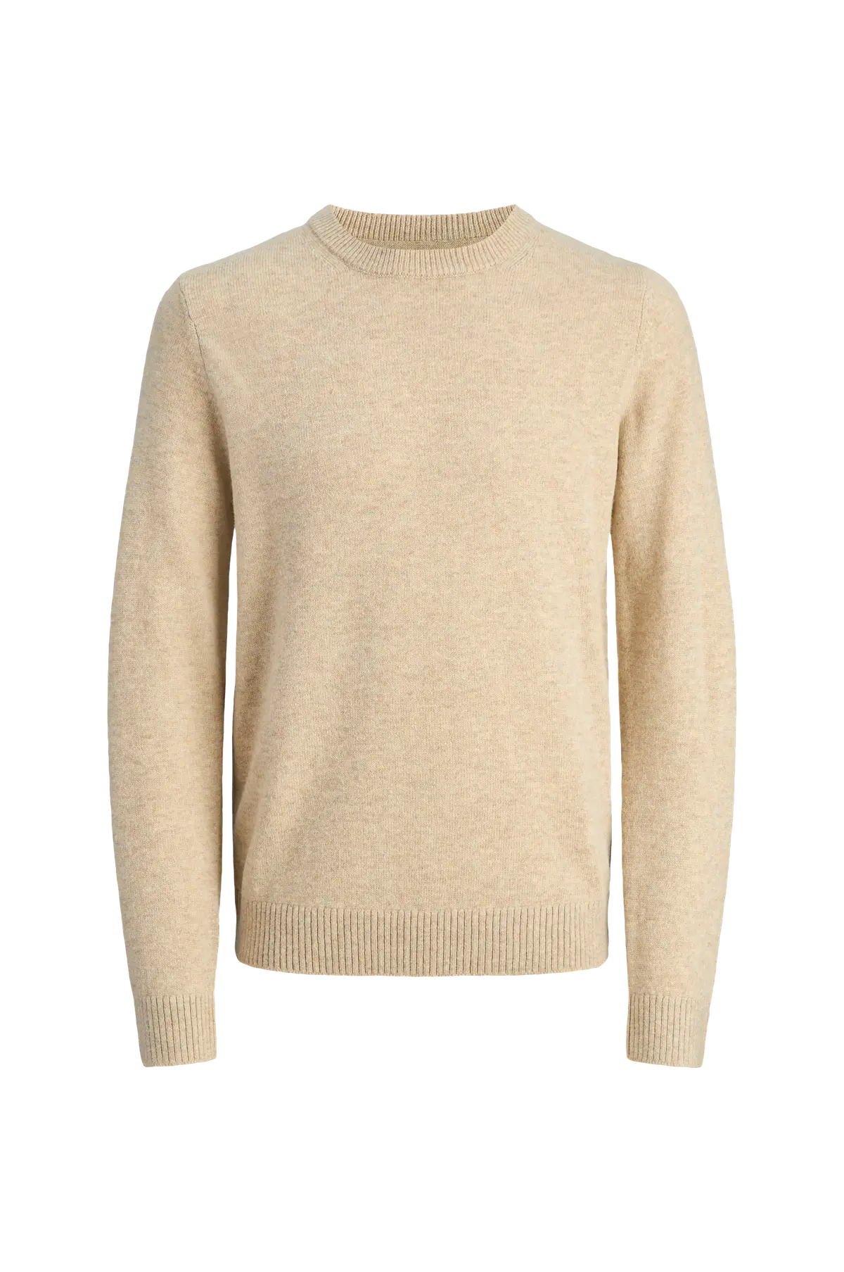 Pullover jprBlulambswool Knit Crew Neck Silver lining