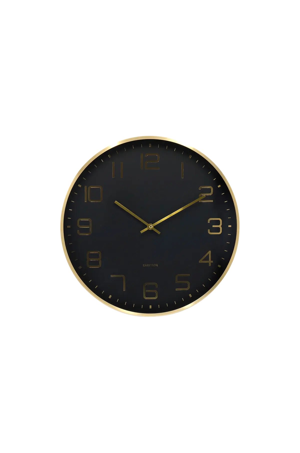 Veggklokke Elegance Glow