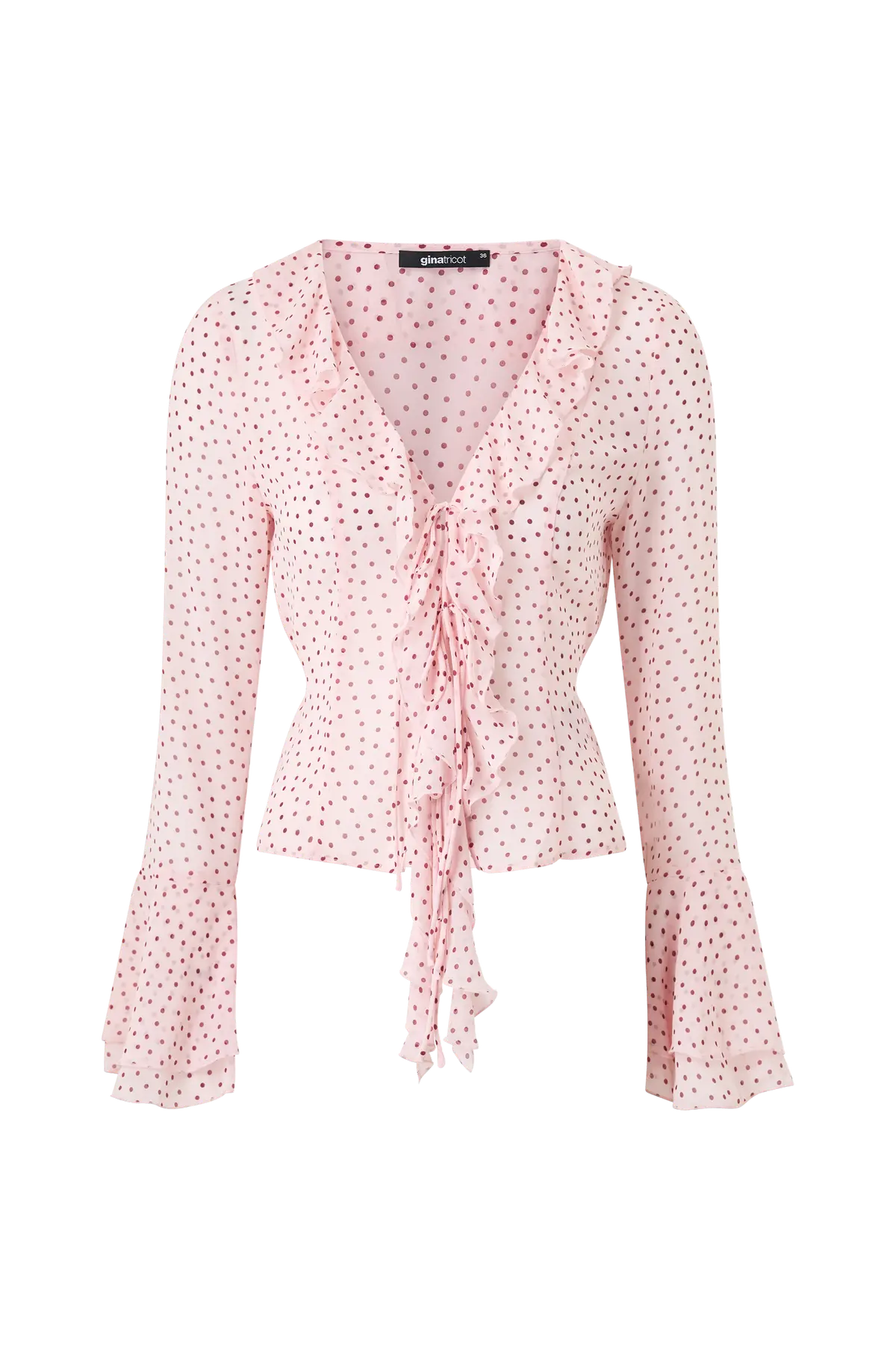 Bluse Frill Blouse Dot aop (9508)