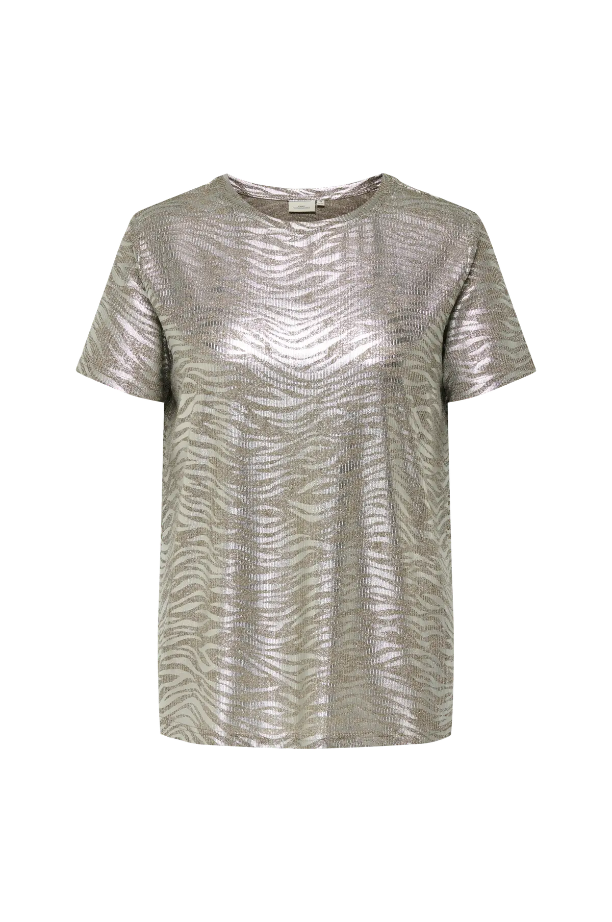 Topp carMirinda Life S/S O-neck Jrs Humus