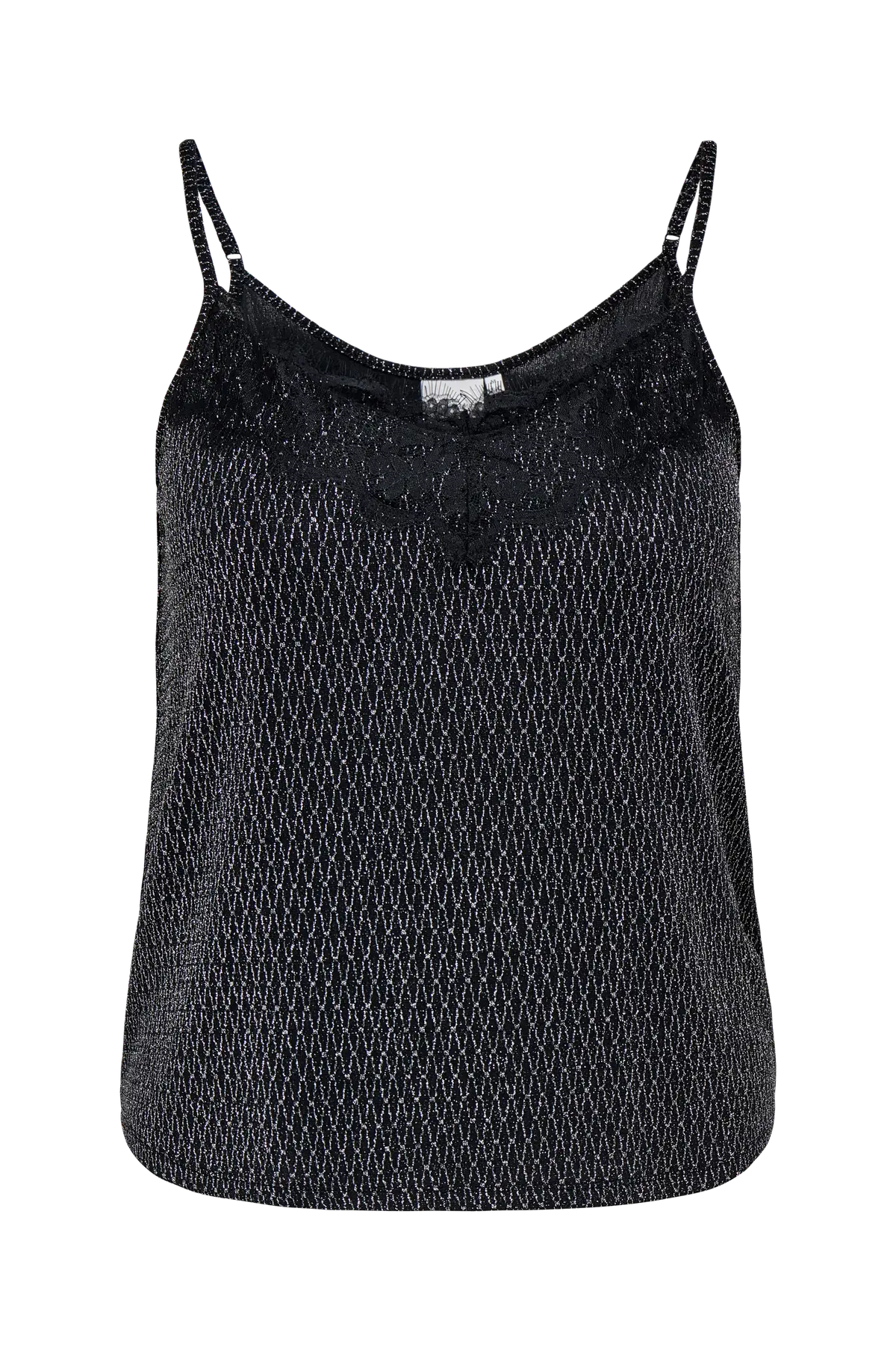 Undertøystopp carCarol Glitter Singlet Black