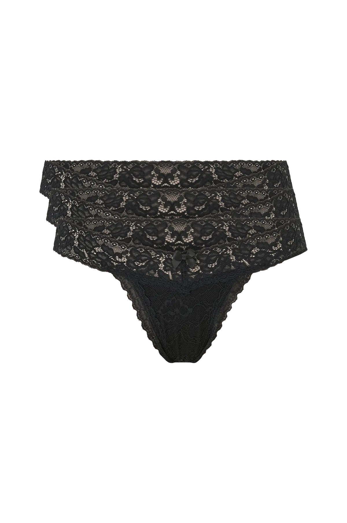 Stringtruser Madison Ulv String 3-pakning Caviar