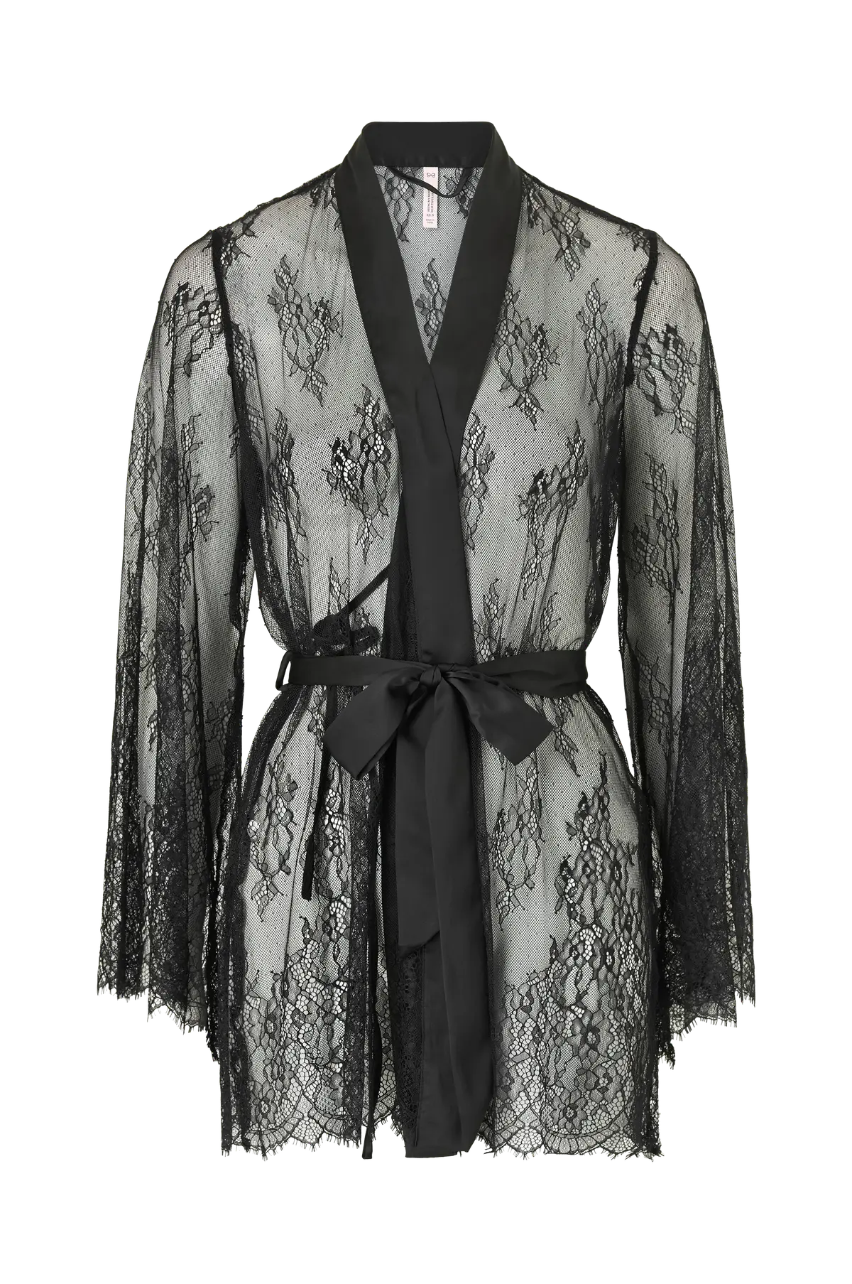 Kimono Allover Lace Caviar