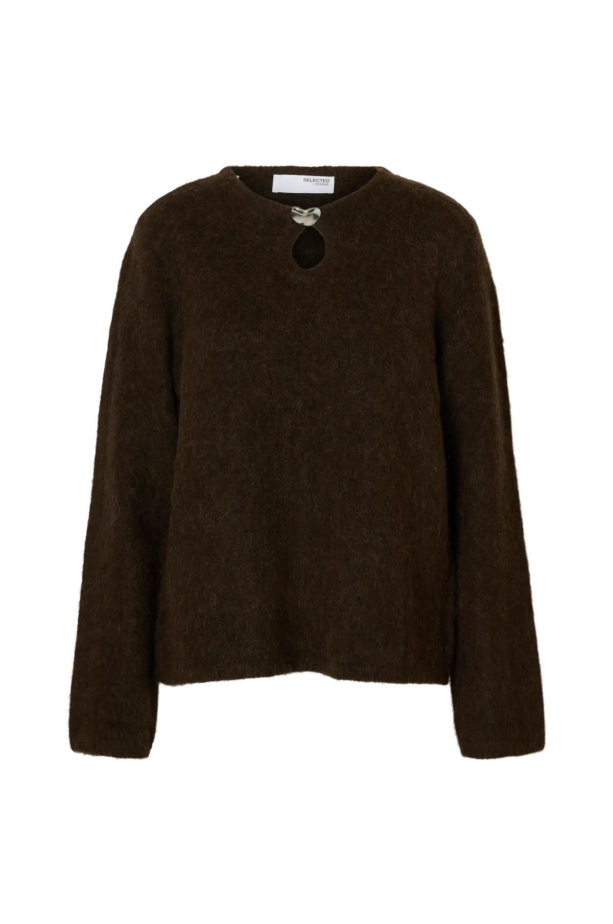 Pullover slfLulu Brushed LS Knit Keyhole O-n Delicioso