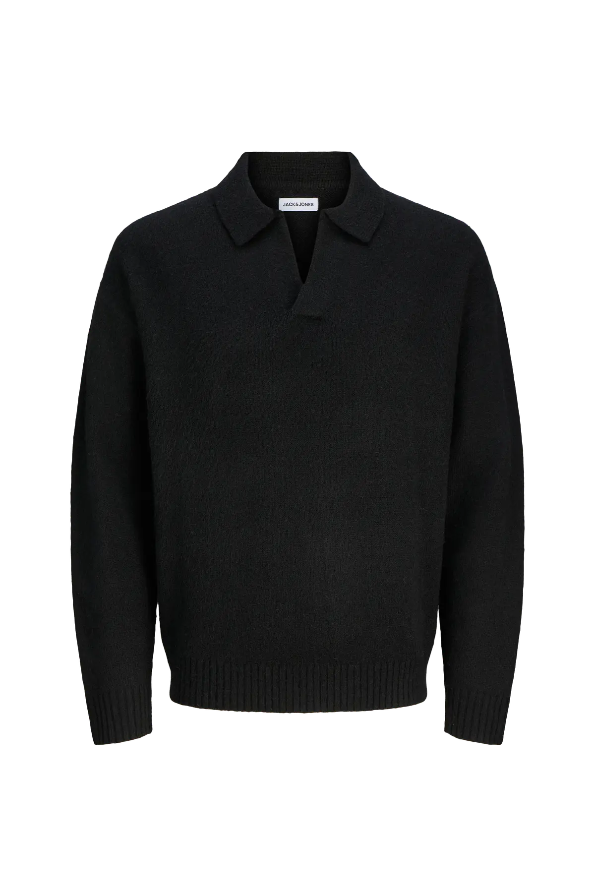 Pullover jjoho Ollie Knit Split Neck Jnr Black