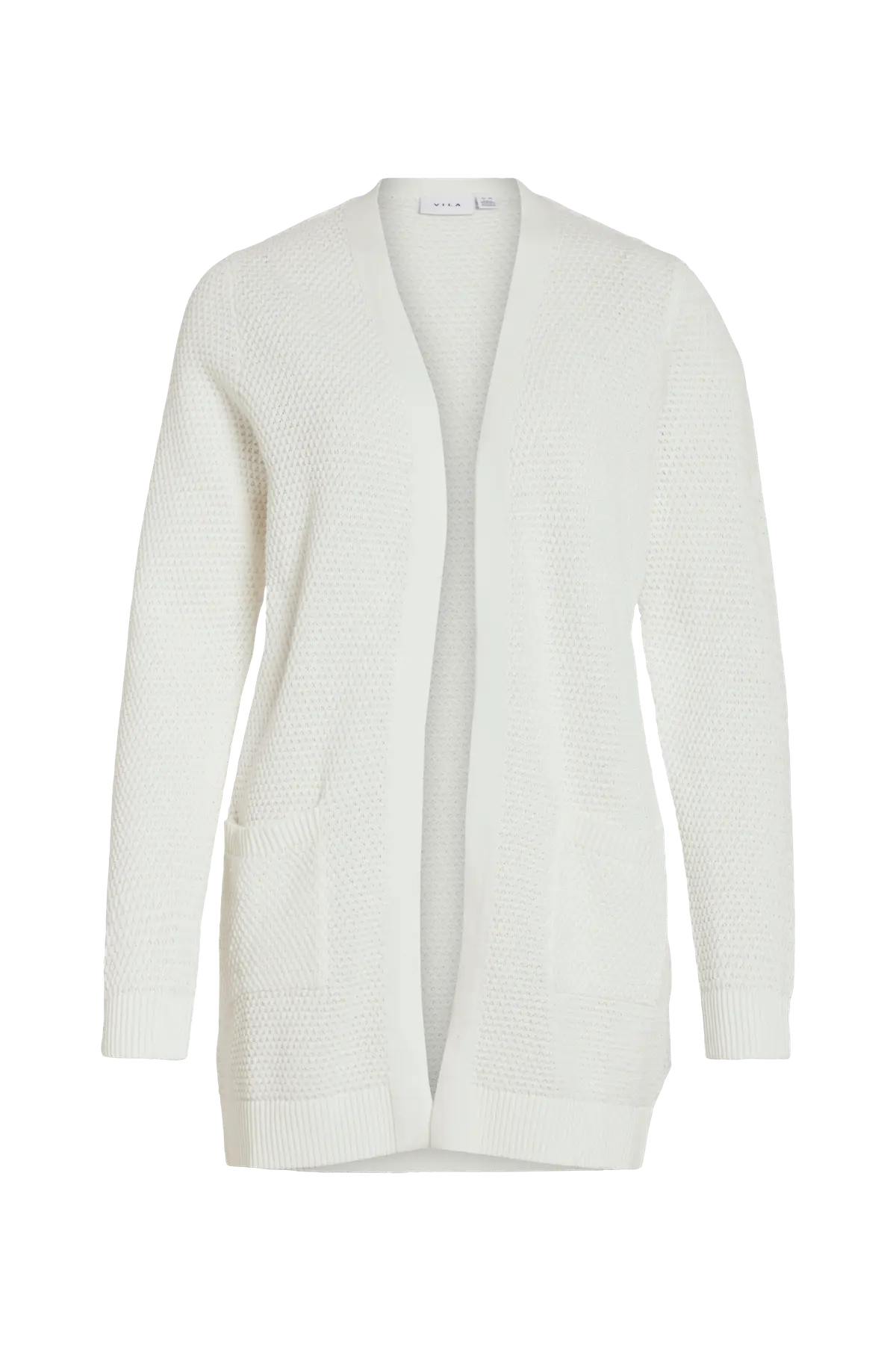 Kardigan viDalo L/S Knit White alyssum
