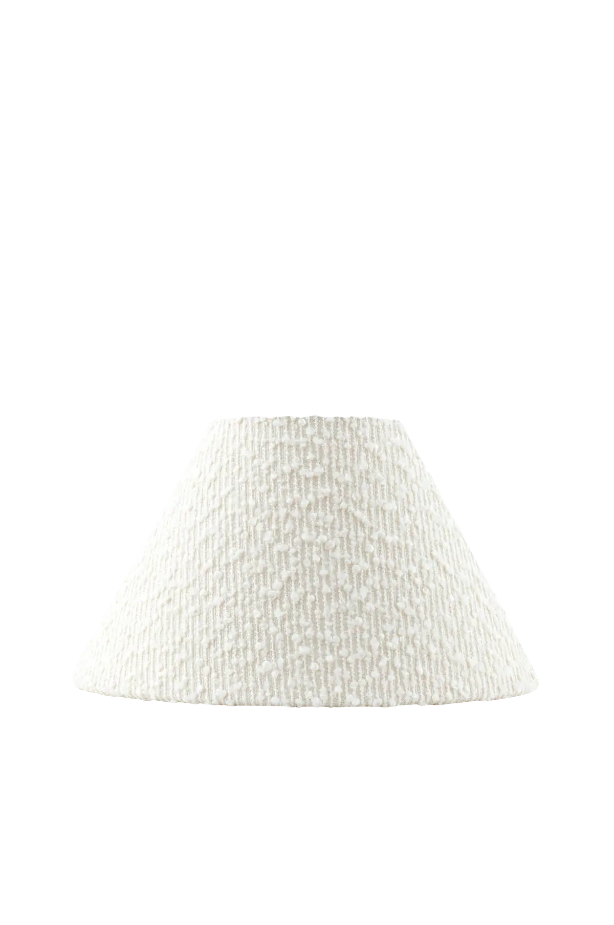 Lampeskjerm Iris 20 Kremhvit bouclé