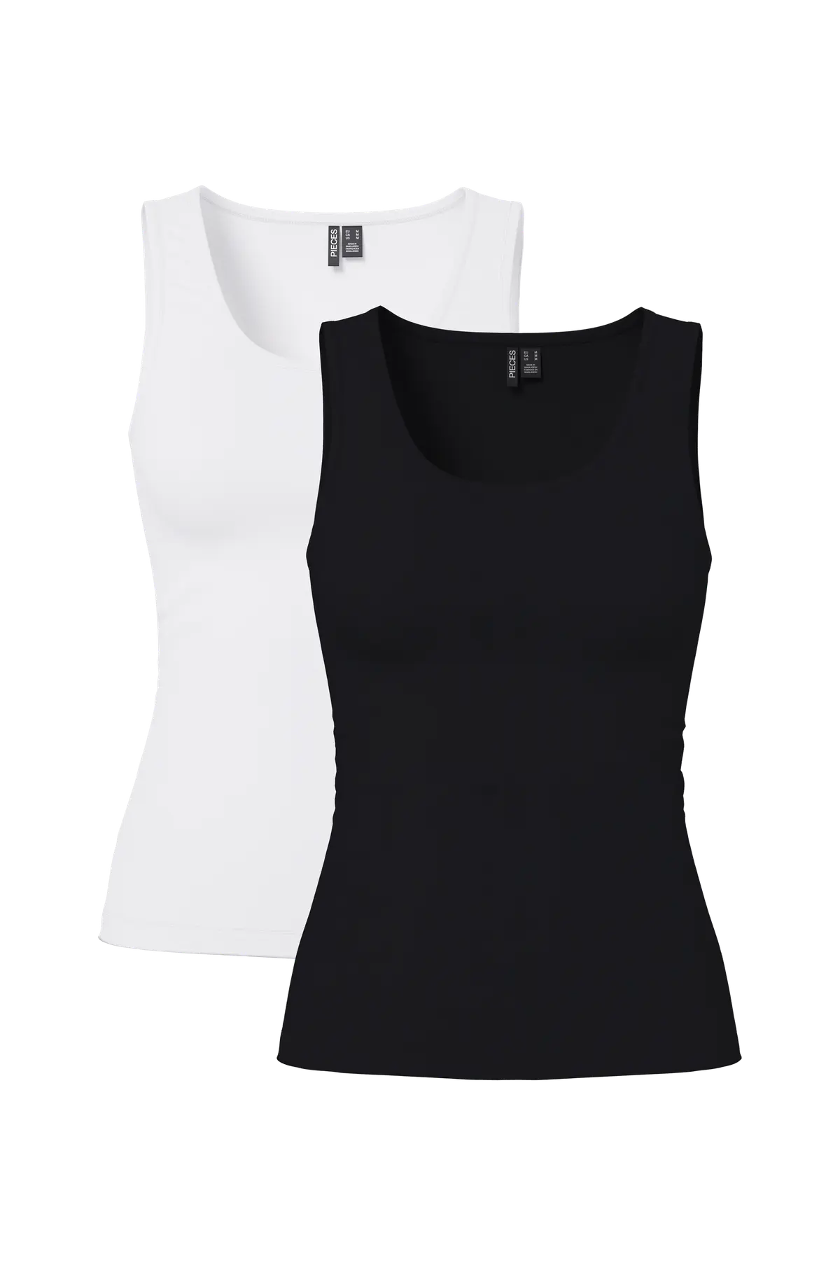 Singlet pcAmelia 2-pakning Black