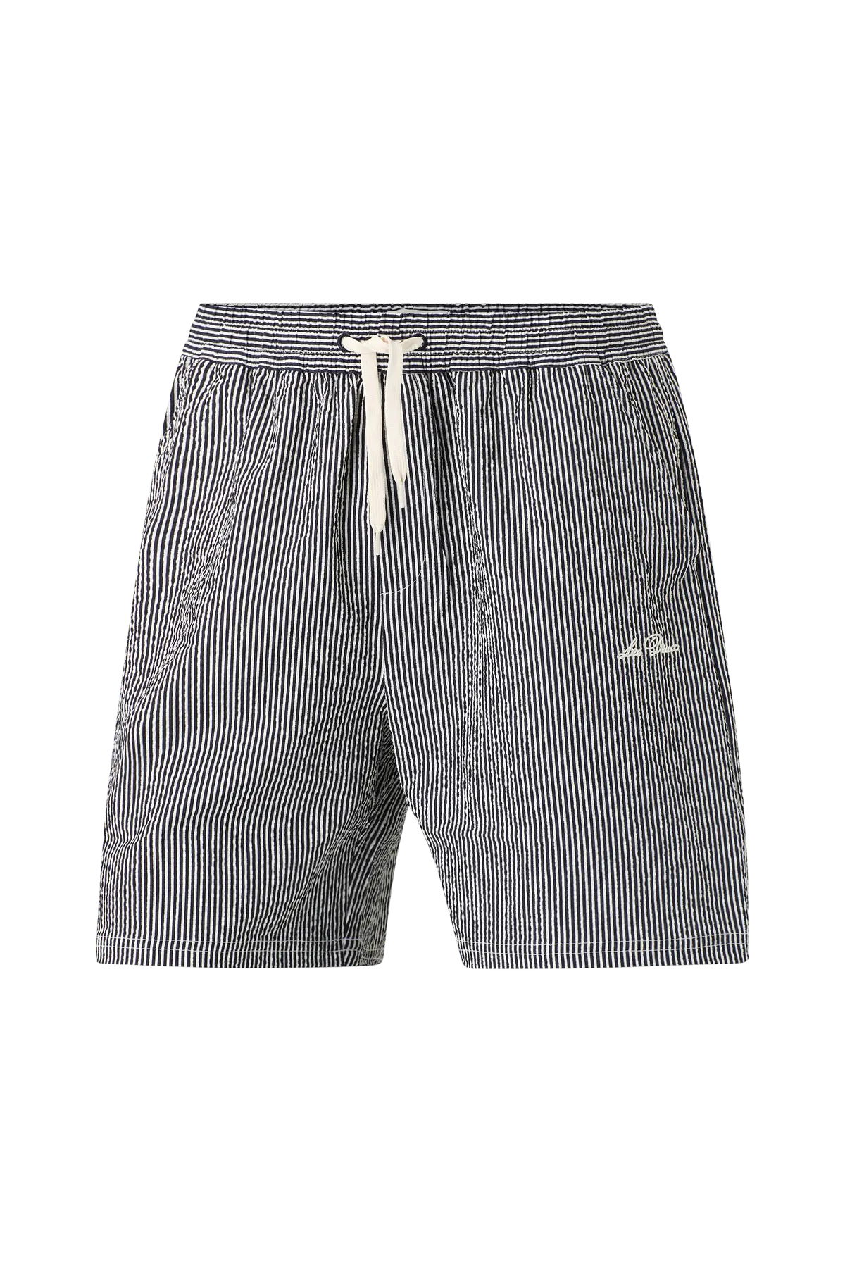 Badeshorts Stan Stripe Seersucker Black