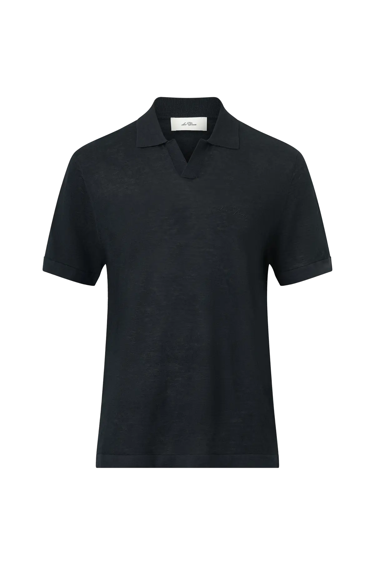 Pologenser Emmanuel Knit Polo Black