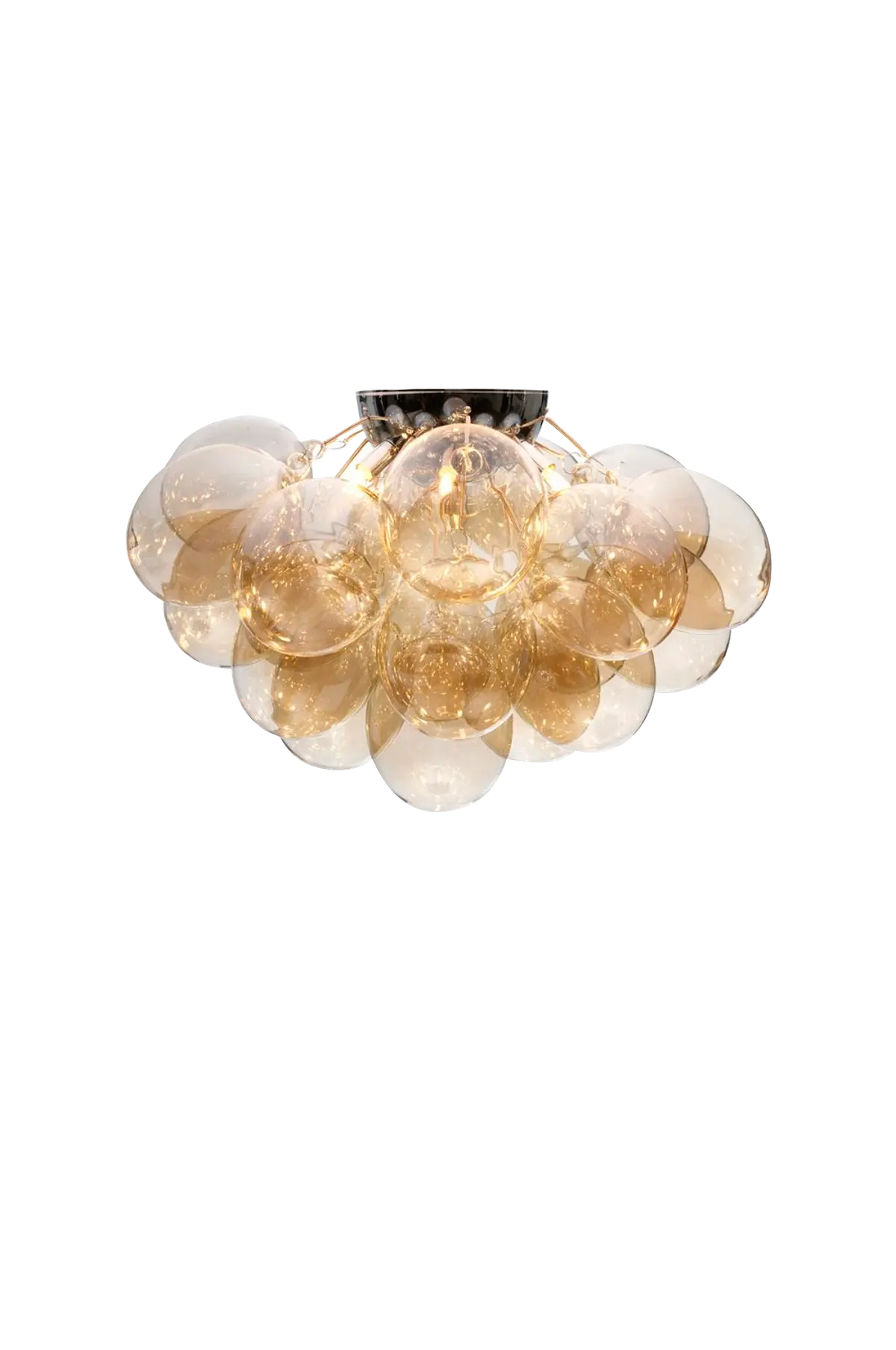 Taklampe Gross 70 cm, Amber