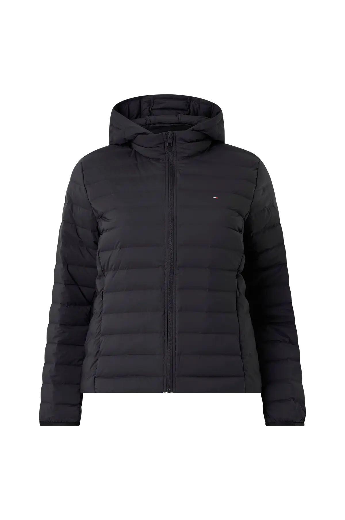 Jakke Crv Stretch Nylon LW Down Jacket Black