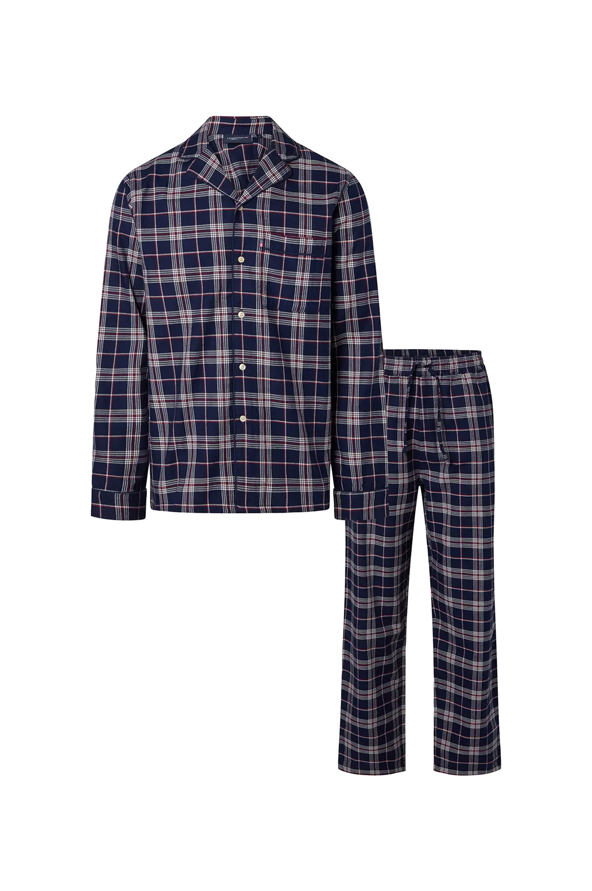 Pyjamassett Rutete flanell Blue Multi Check