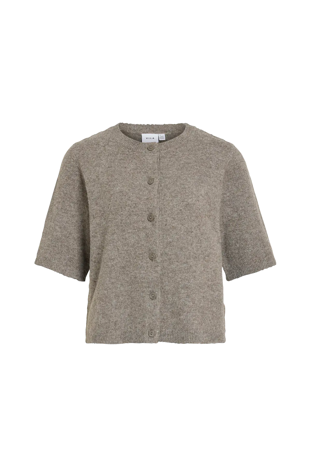 Kardigan viLiga 2/4 O-neck Knit Falcon