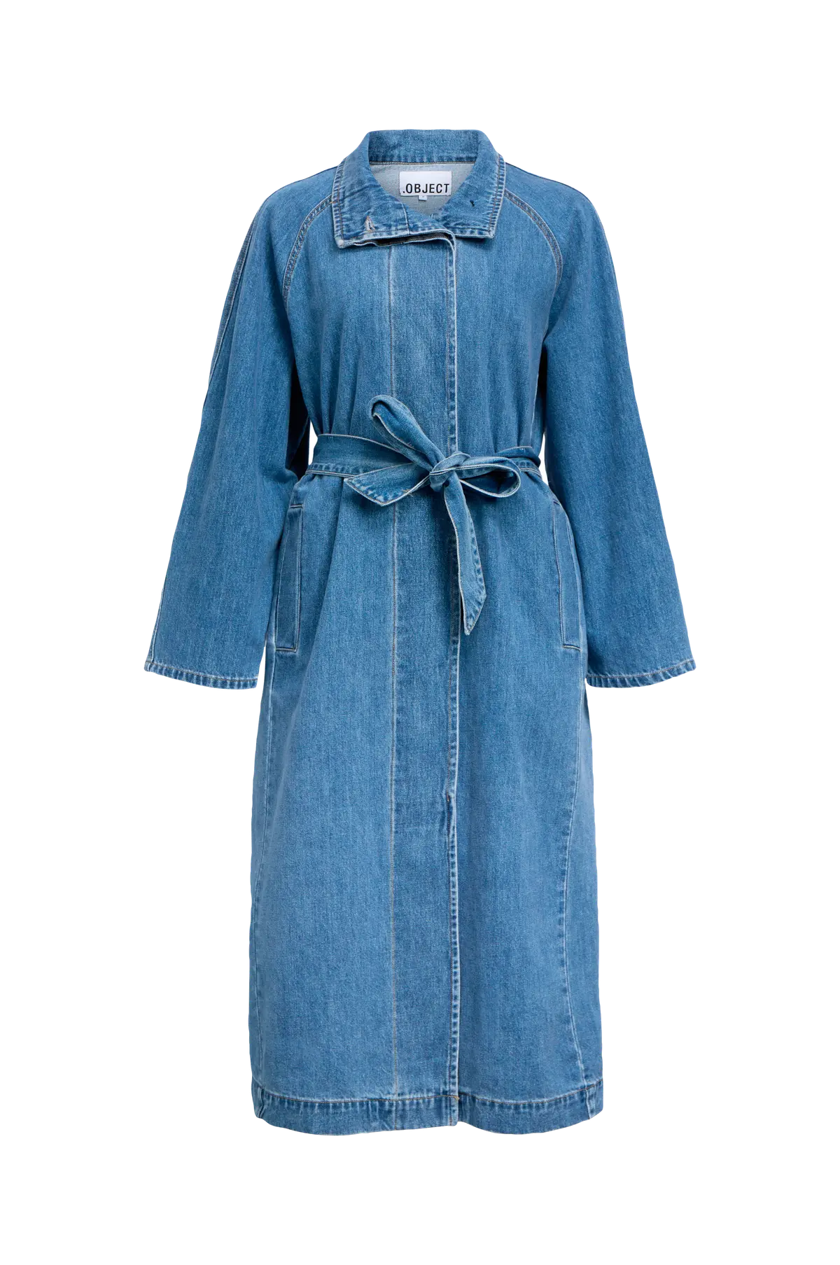 Dongerijakke objTrinna Medium blue denim