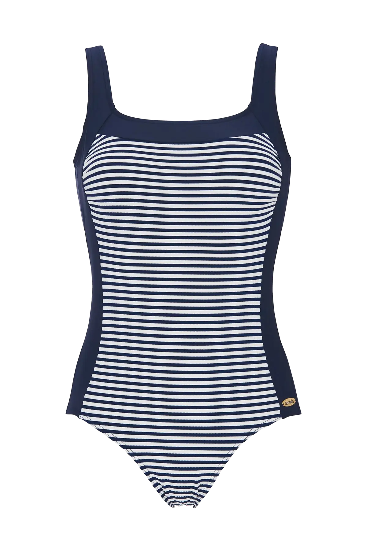 Badedrakt Swimsuit Claire Navy/white