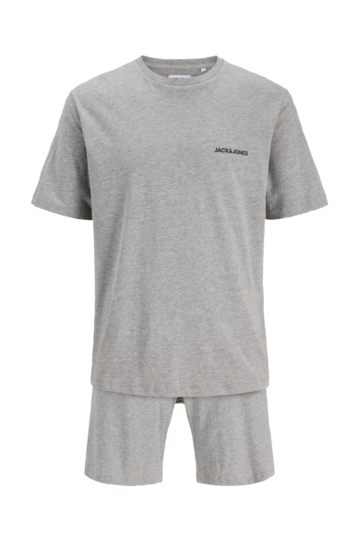 Sett jacEverest SS Tee And Shorts Set W Light grey melange