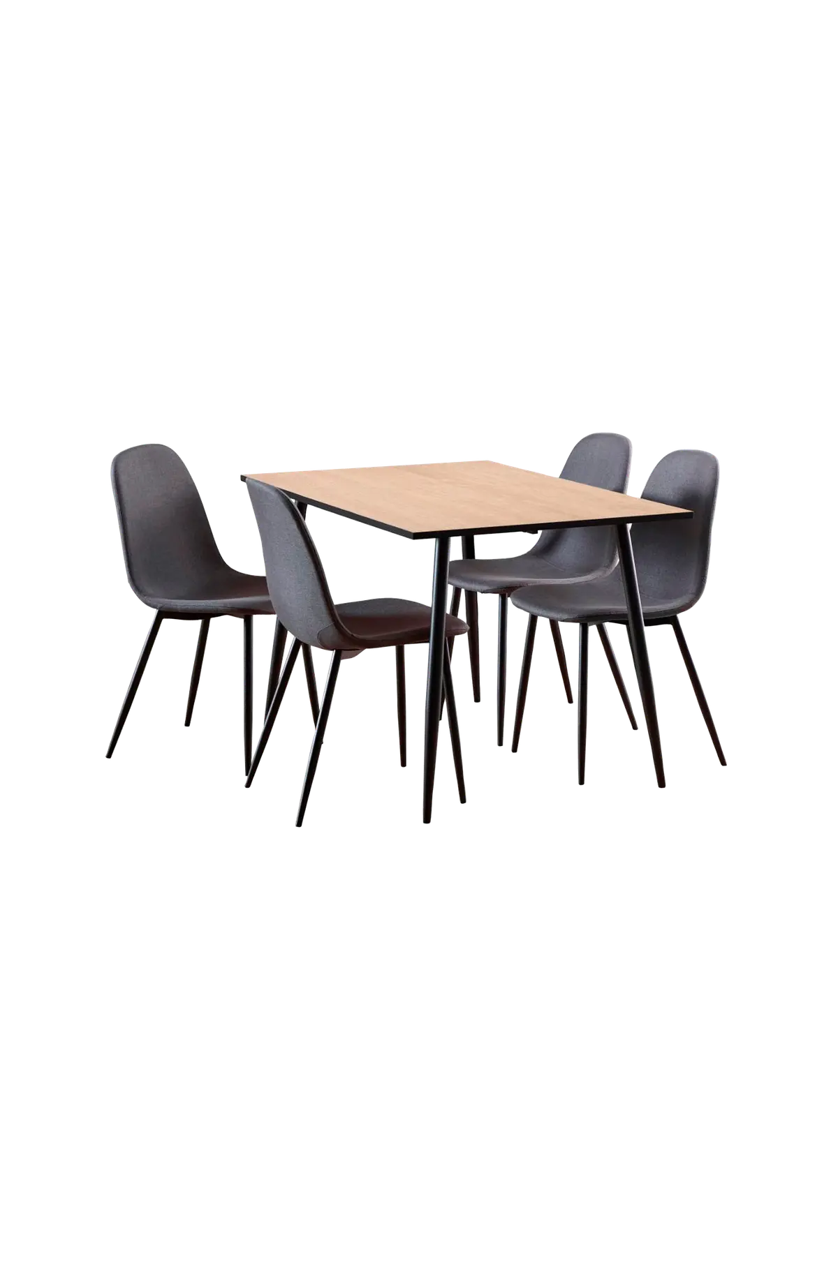 Wilma rektangulært spisebordssett 120 x 80 x 75 cm