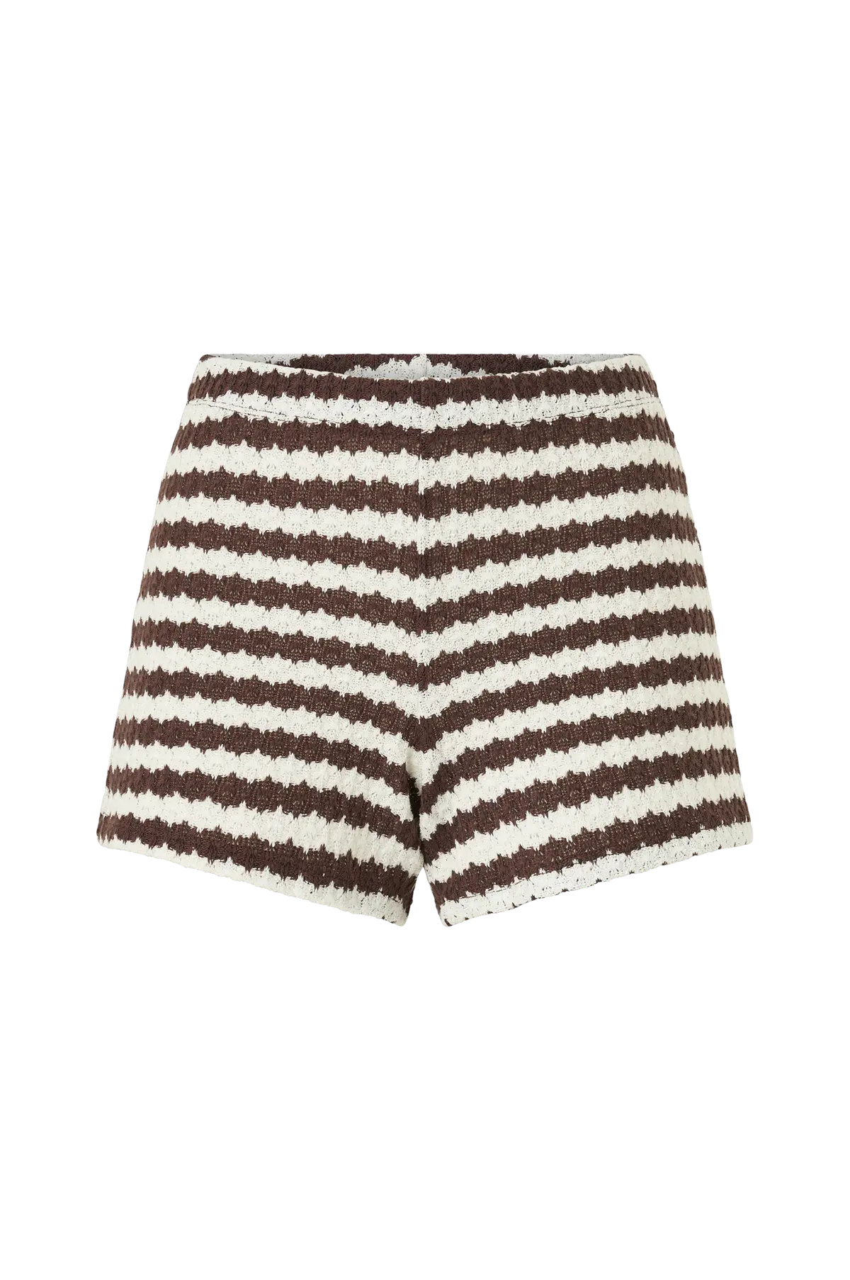 Shorts Crochet Brown/stripe (7161)