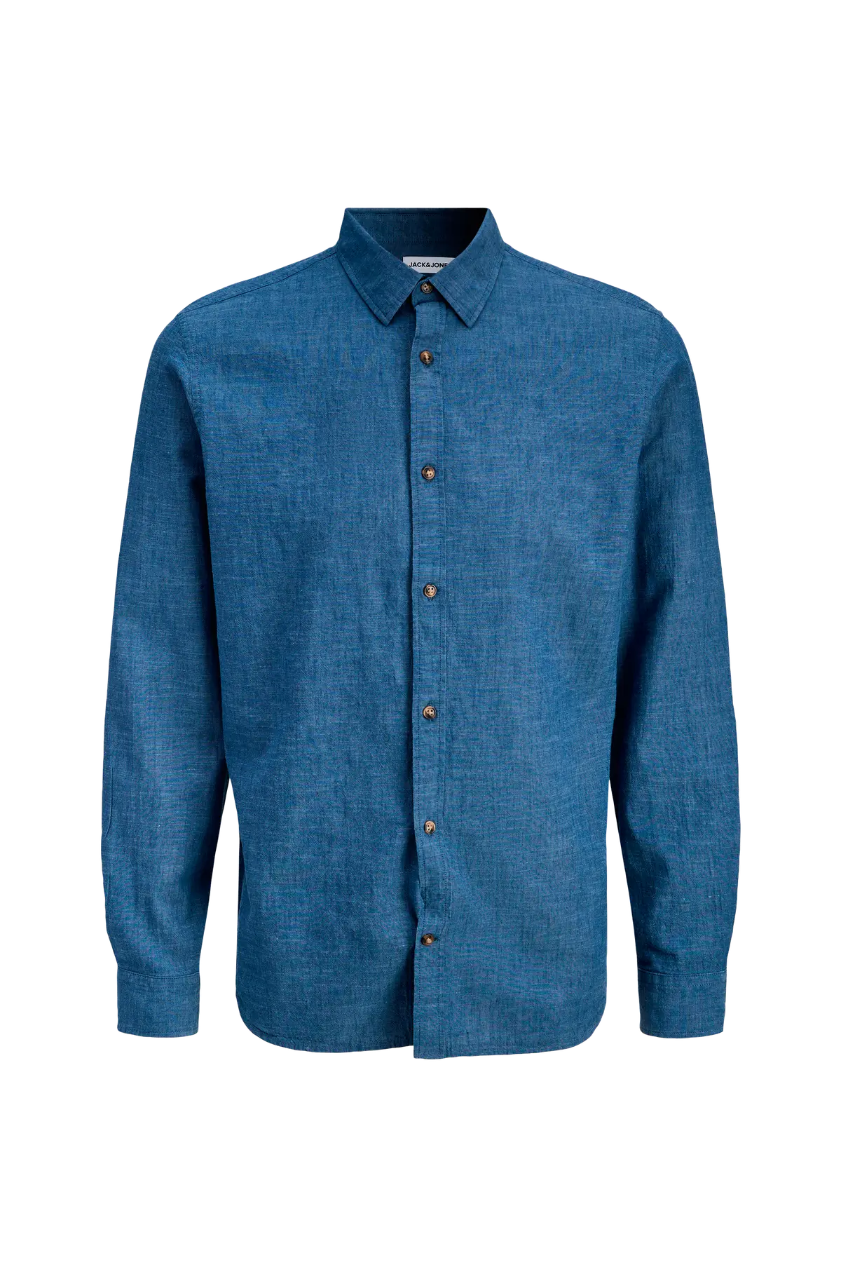 Skjorte jjeSummer Linen Blend Shirt L/S SN Navy blazer