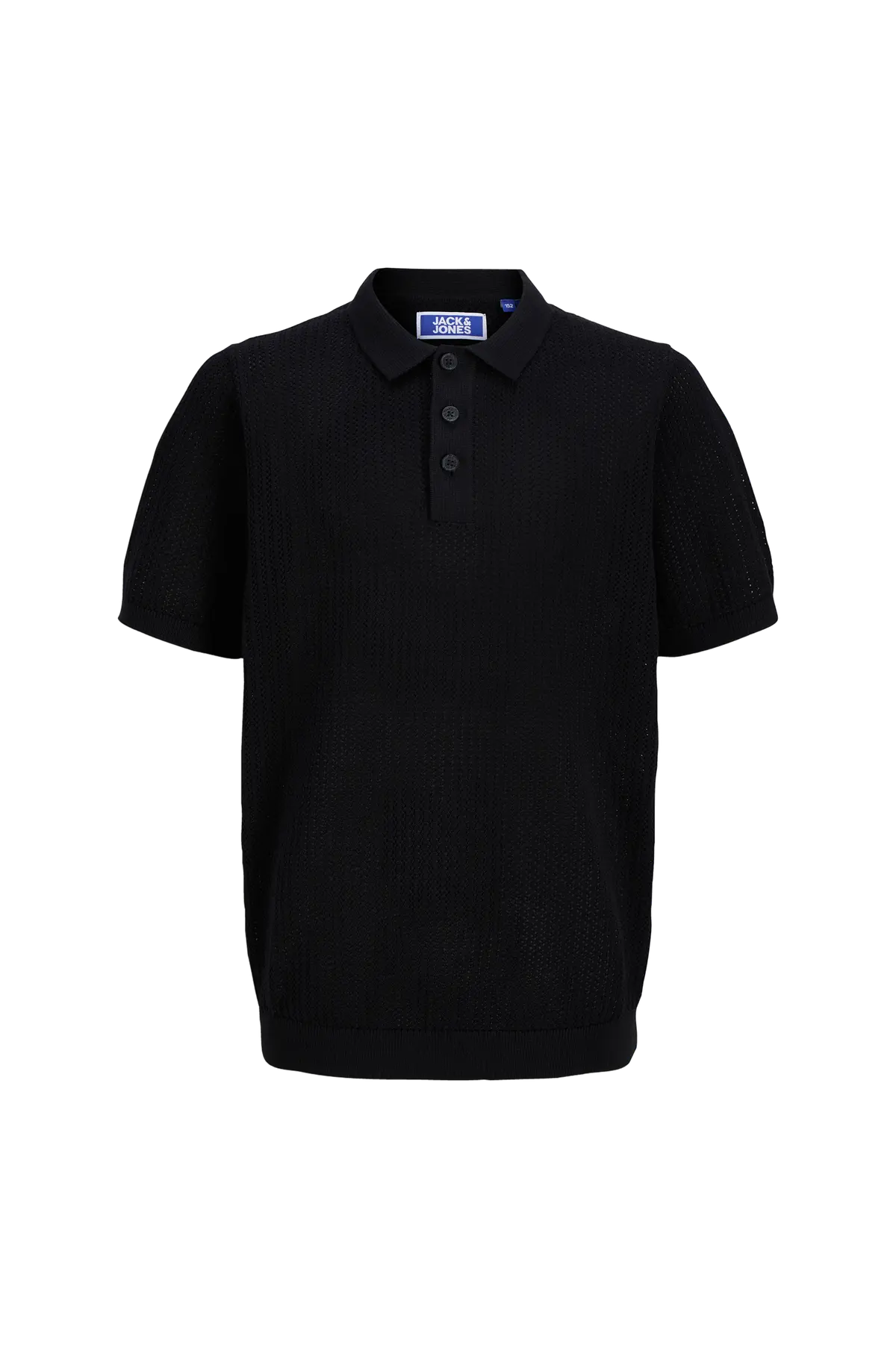 Pologenser jjjess Knit Polo SS Jnr Black