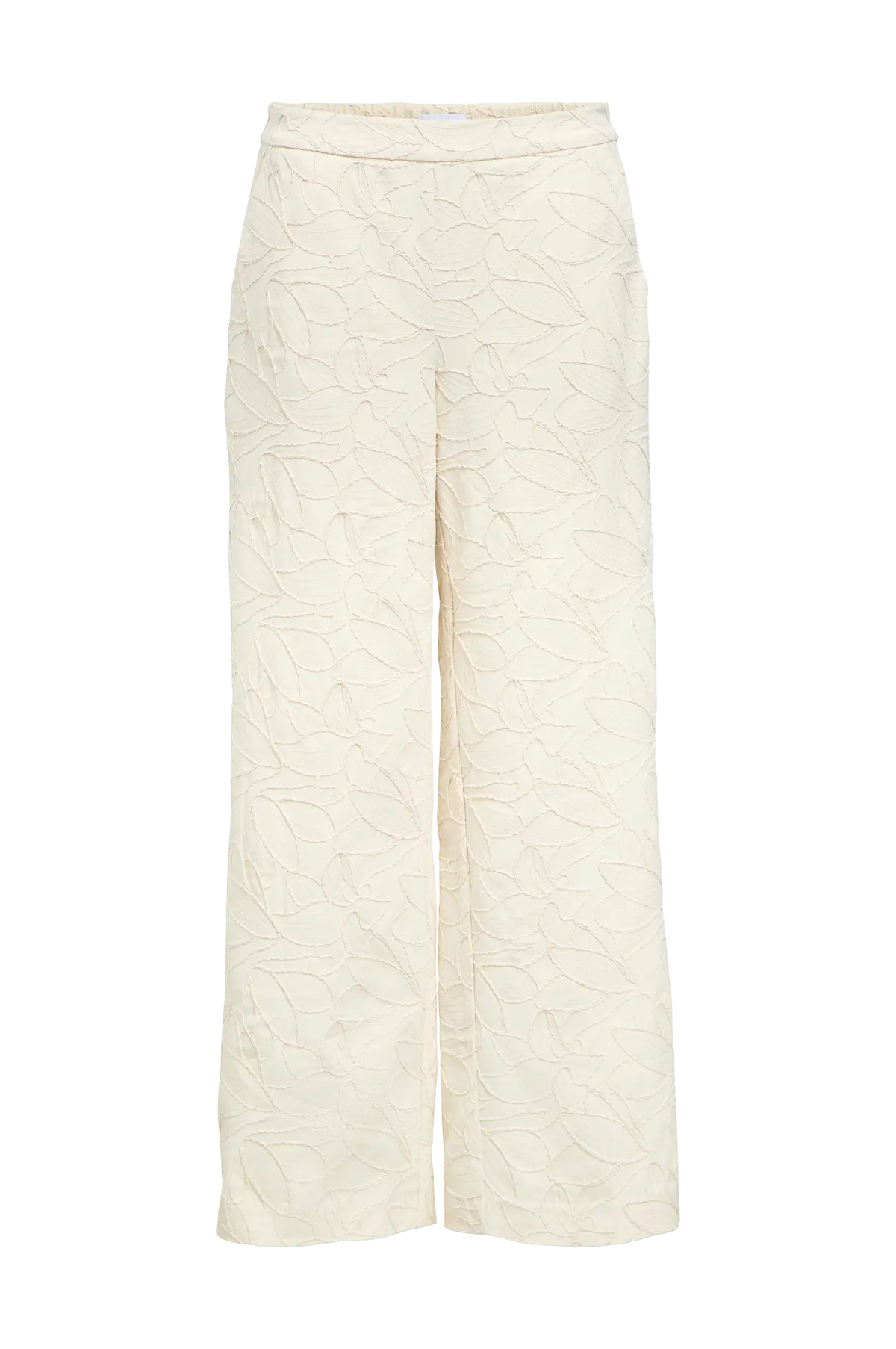 Bukser objMathilda Lisa Wide 144 White sand