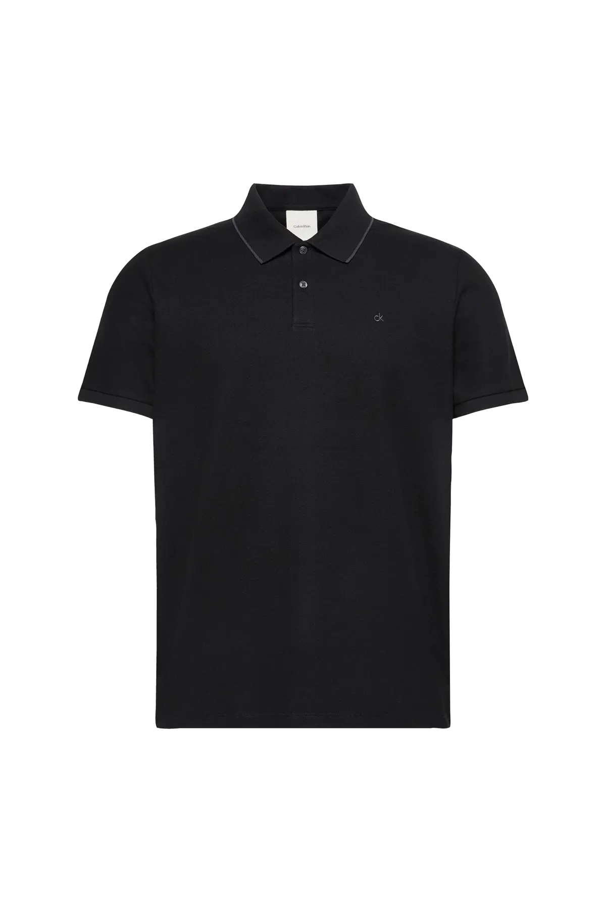 Pologenser SS Refined Pique Tipped Classic Black