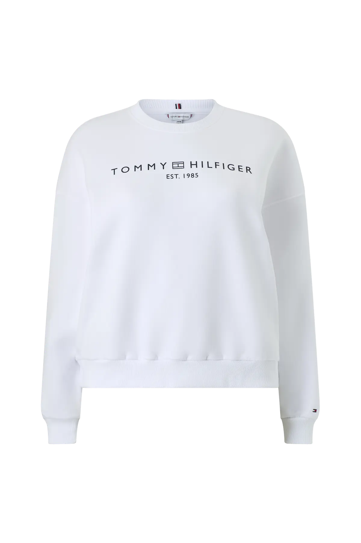 Collegegenser Crv Corp Logo Mdrn Swtsrt Th optic white