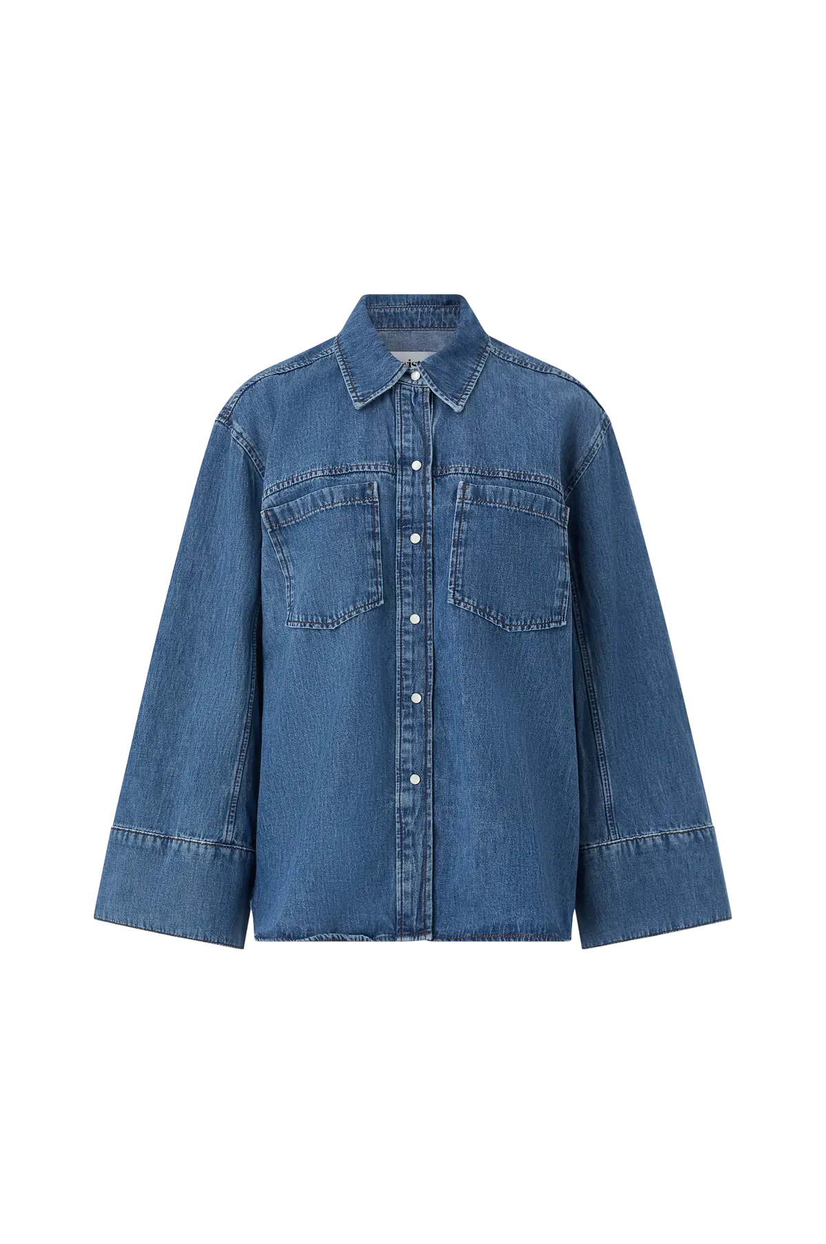 Denimskjorte Shari Deep blue wash