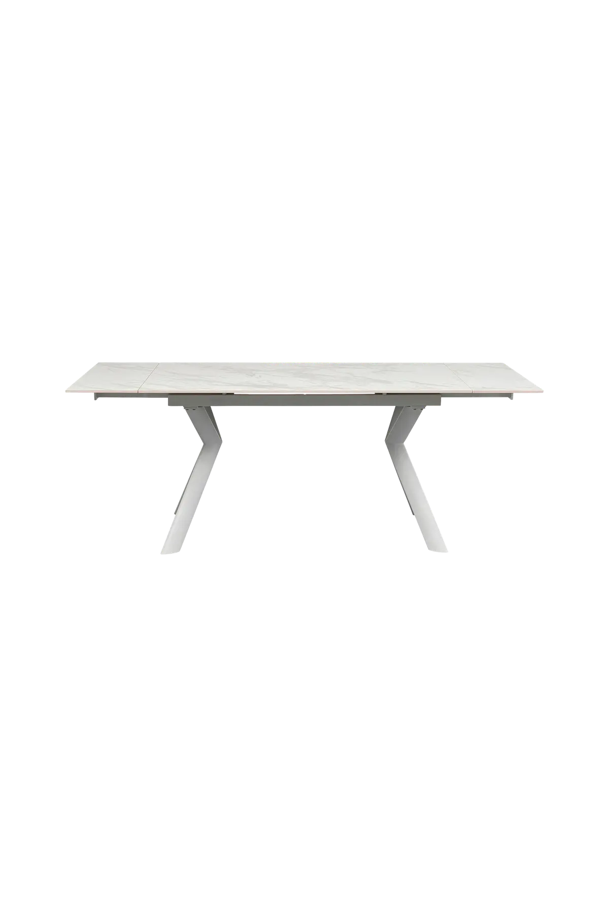 Forlengelsesbord Xenia White 140(+30+30)x80cm Hvit