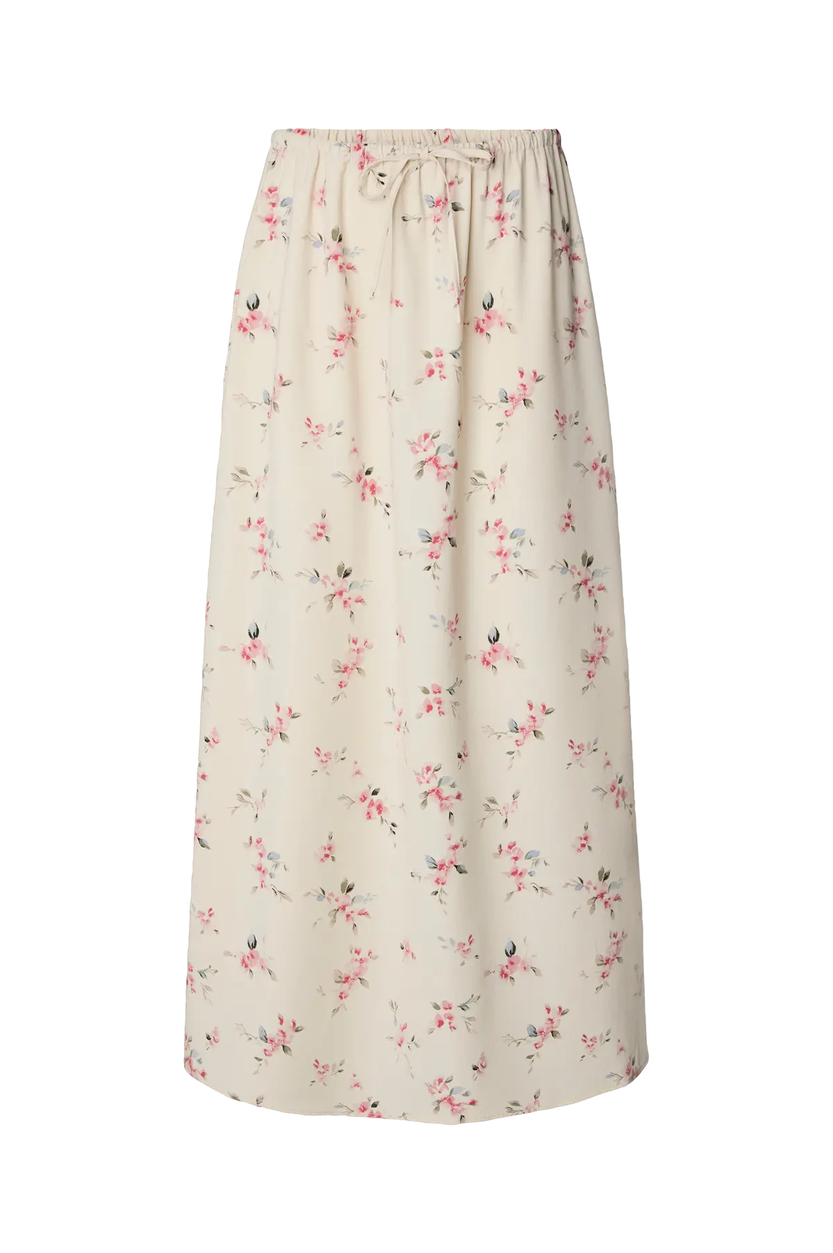 Maxi skjørt pcBosella MW Ankle Skirt Wvn D2d BC Whitecap gray