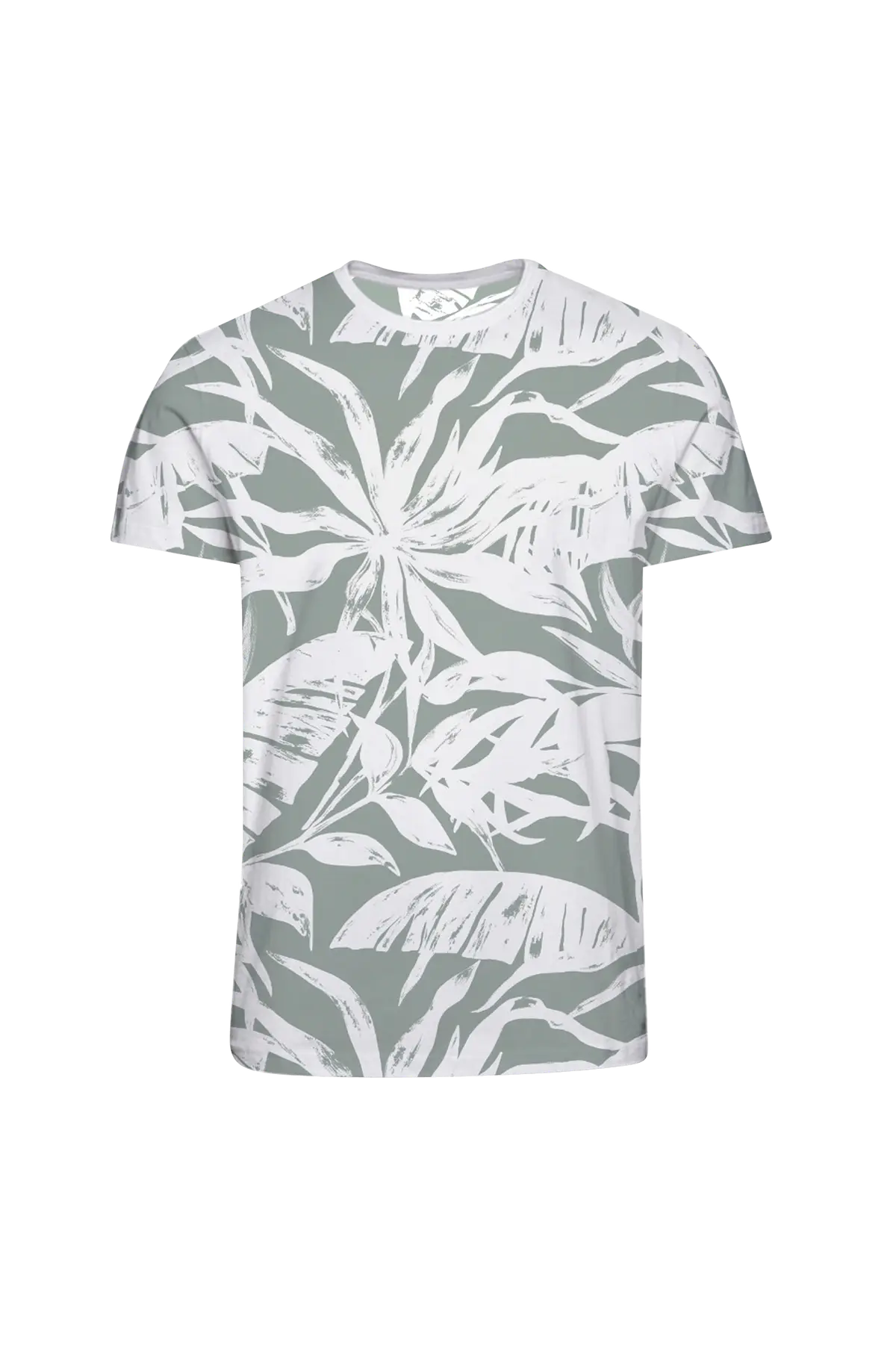 T-skjorte jprBlubahamas SS Aop Smu Aqua gray
