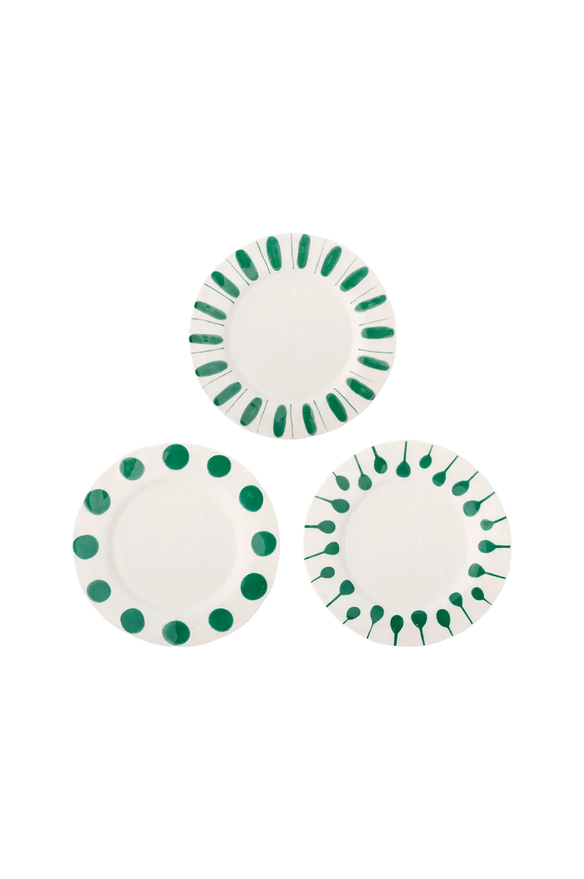 Linora Tallerken, D28xH3 cm, sett med 3 stk.