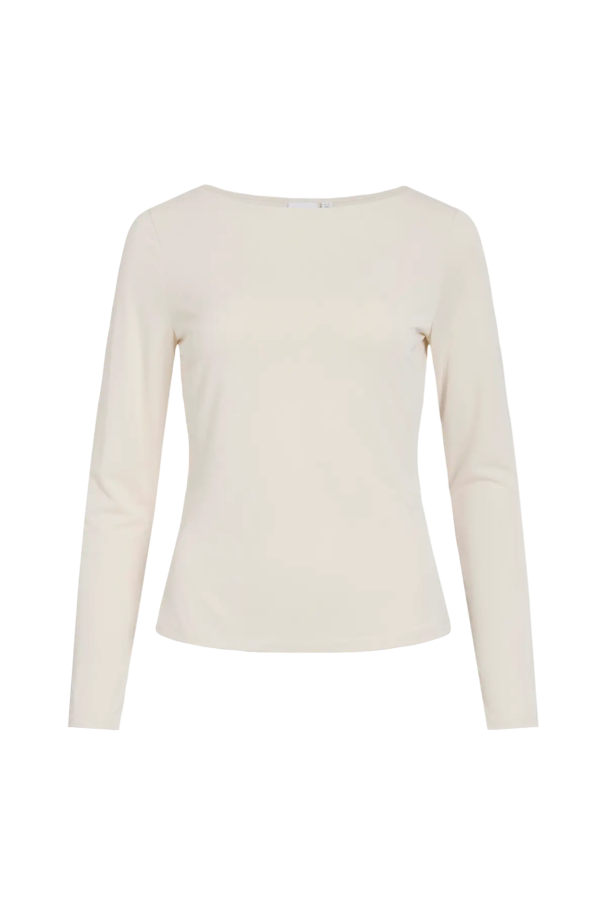 Topp Vimodala Boatneck L/S Top - Birch
